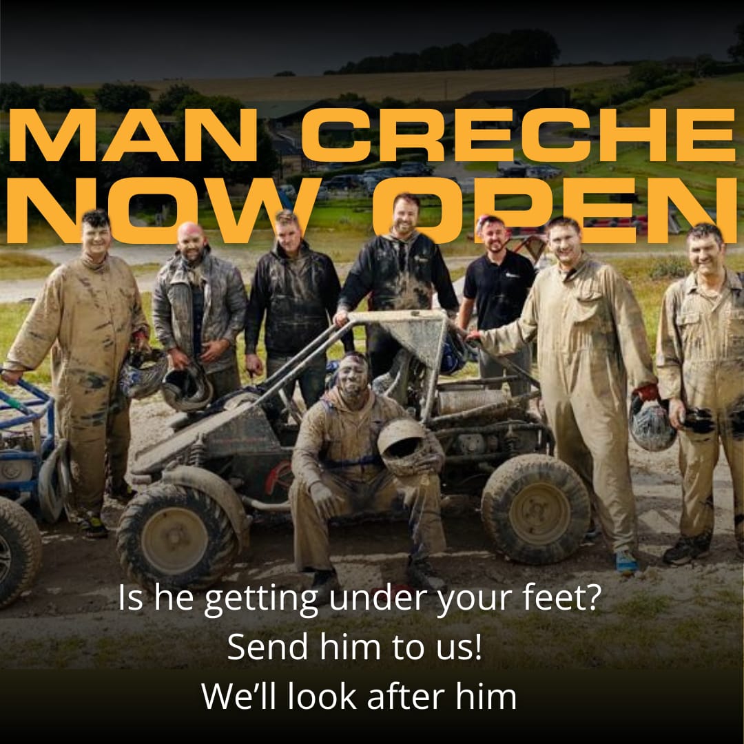 👶👦 MAN CRECHE OPEN 👦👶
People across Great Dunmow can you do something for me?
Look to your left ...... then to your right ...... is there a young lad in your house aged 18-44 that's looking bored out of his skull knowing that Love Island All-stars is on again tonight? 🥱
Get him out to one of our events happening EVERY OTHER WEEK including but not limited to:
🪓 Axe throwing
🧗♂️ Rock climbing
🔥 Fire walking
☄️ Dodgeball
🥏 Disc (Frisbee) Golf
🐷 Butchery night
🌊 White Water Rafting
And many, many more
He'll make new friends and come back tired and stimulated from the evenings play, full of street food 🌭 and beers 🍻 and his behaviour is sure to improve in the following weeks.
If you trust us to take care of your little bundle of joy then please message 💬 the page and we will get back to you with more information.
Many thanks,
Your very own Super Nanny xx
GET TAGGING