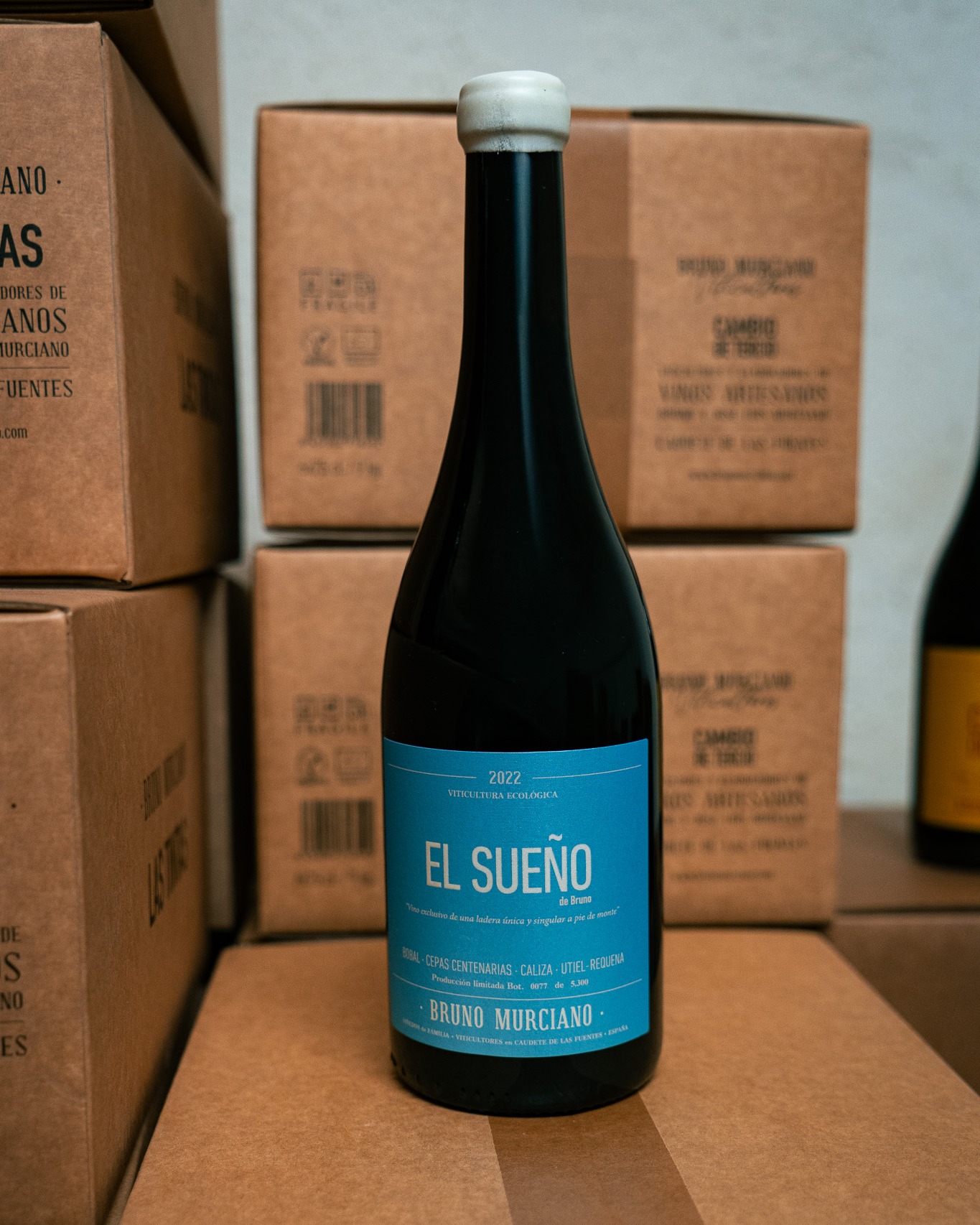 ¿Buscas un vino con personalidad y memoria de su origen? El sueño de @brunomurciano es un tinto nacido del respeto por la variedad bobal.
Uva procedente de cepas centenarias a unos 1000 m de altitud en suelos de caliza pura y con viticultura sosternible y ecológica. La vendimia se realiza a mano, tras una maceración y fermentación cuidadas. El vino envejece durante 18 meses en barricas de roble francés y 24 meses en botella antes de salir al mercado.
Un sueño 🍷💭 convertido en botella. Encontrarás este y otros proyectos de Bruno Murciano en Tierra.