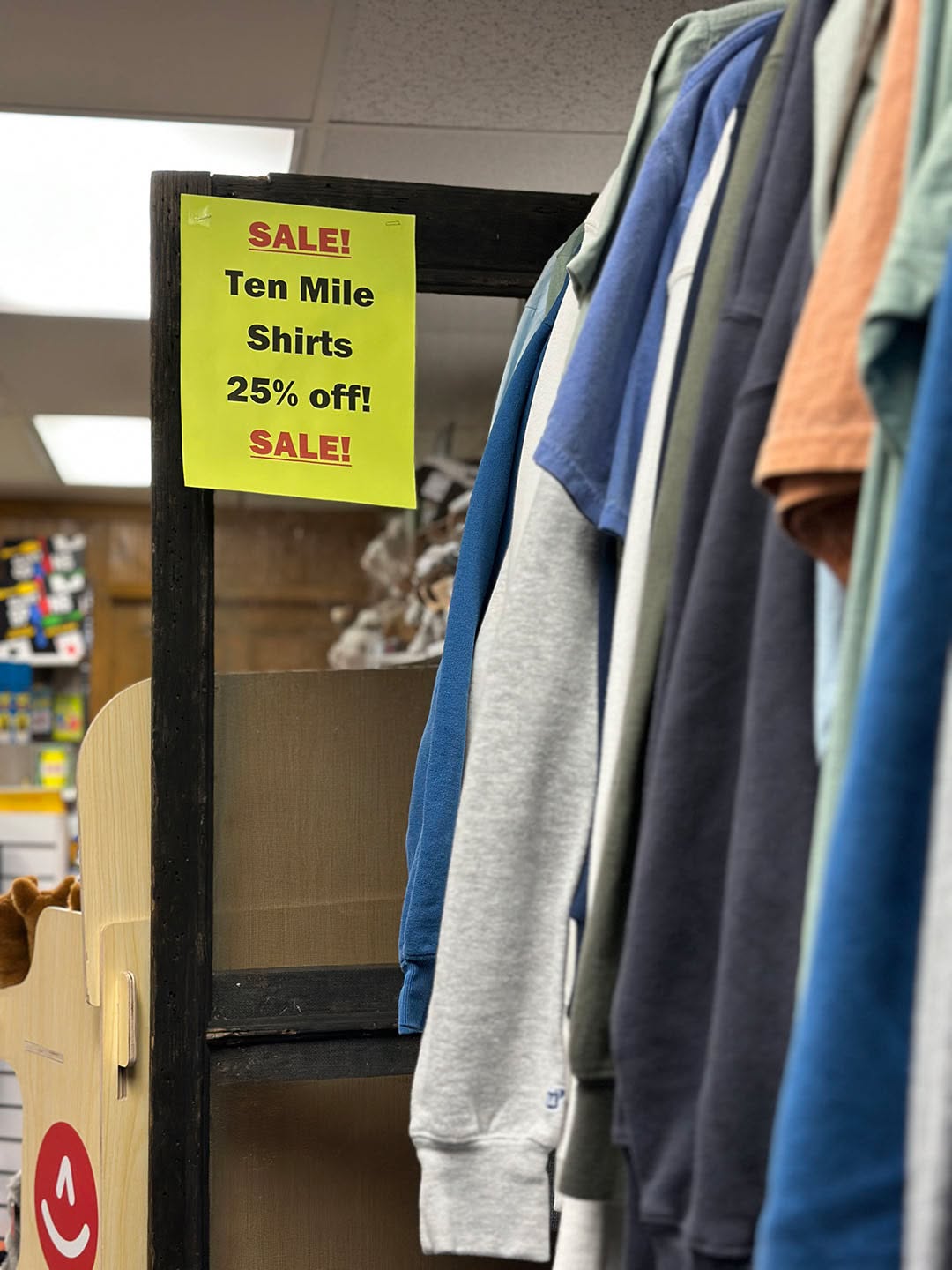 Ten Mile Lake Shirts 25% OFF!
Winter Hours: Wed-Sat 10-5, Sun-Tue Closed