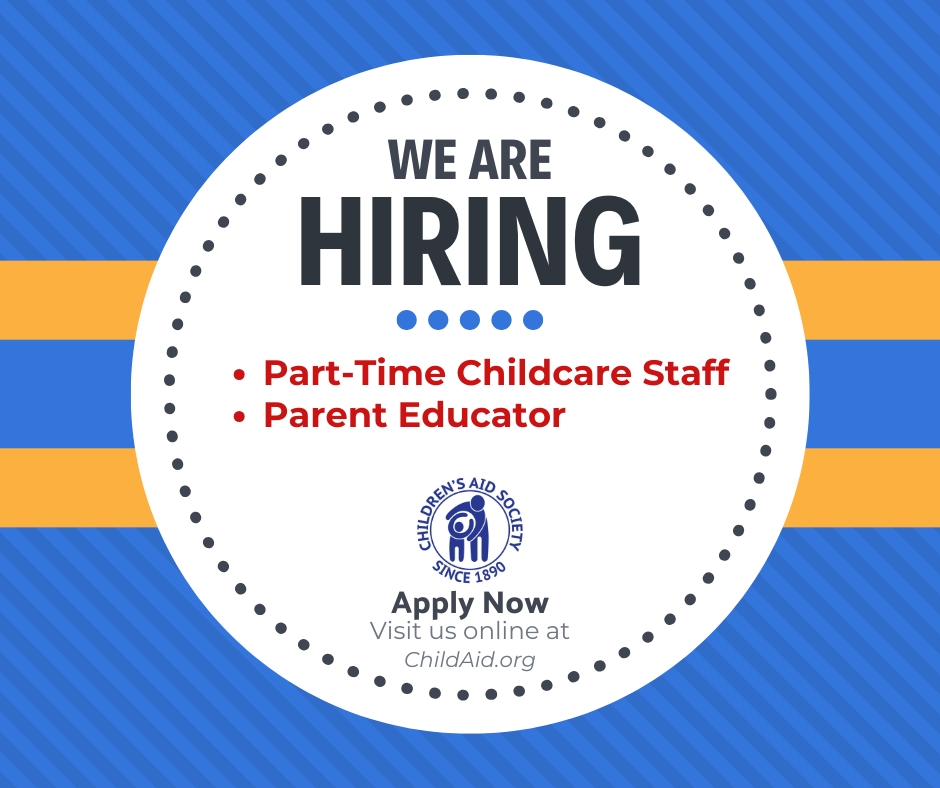 🌟 We’re Hiring! Join the Children’s Aid Society Team. 🌟
Looking for a career that makes a real difference? Children’s Aid Society is growing — and we’re looking for compassionate, motivated individuals to join our mission of supporting children and families in our community. 💙
✨ Part and Full time positions are available!
If you’re passionate about helping others, creating positive change, and working in a supportive, purpose-driven environment, we want to hear from you.
👉 Apply today at: www.childaid.org
📞 Questions? Call: 814-765-2686
Be part of something meaningful. Be part of Children’s Aid Society. 💛
#NowHiring #JoinOurTeam #ChildrensAidSociety #CommunityCare #CareersWithPurpose
