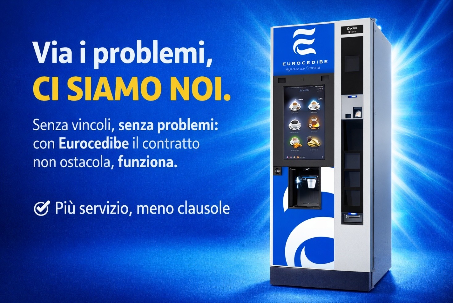 🗺️ Un contratto dovrebbe essere una guida.
🔒 Ma cosa succede quando diventa una barriera?
Nel mondo dei servizi, e nel vending in particolare, i contratti dovrebbero facilitare.
Non bloccare.
Non rallentare.
Non giustificare l’inerzia con clausole scritte in piccolo.
❌ Quando il contratto serve solo a difendere un servizio che non funziona, il problema è già in atto.
✅ Noi crediamo in un altro modello: niente penali, niente vincoli, solo libertà di scegliere ogni giorno.
👉 Scopri l’articolo completo e il nostro approccio concreto:
www.eurocedibe.it/post/quando-il-contratto-dei-distributori-automatici-diventa-il-problema
#servizi #contratti #fiducia #clientecentrale #eurocedibe #vendingetico #trasparenza