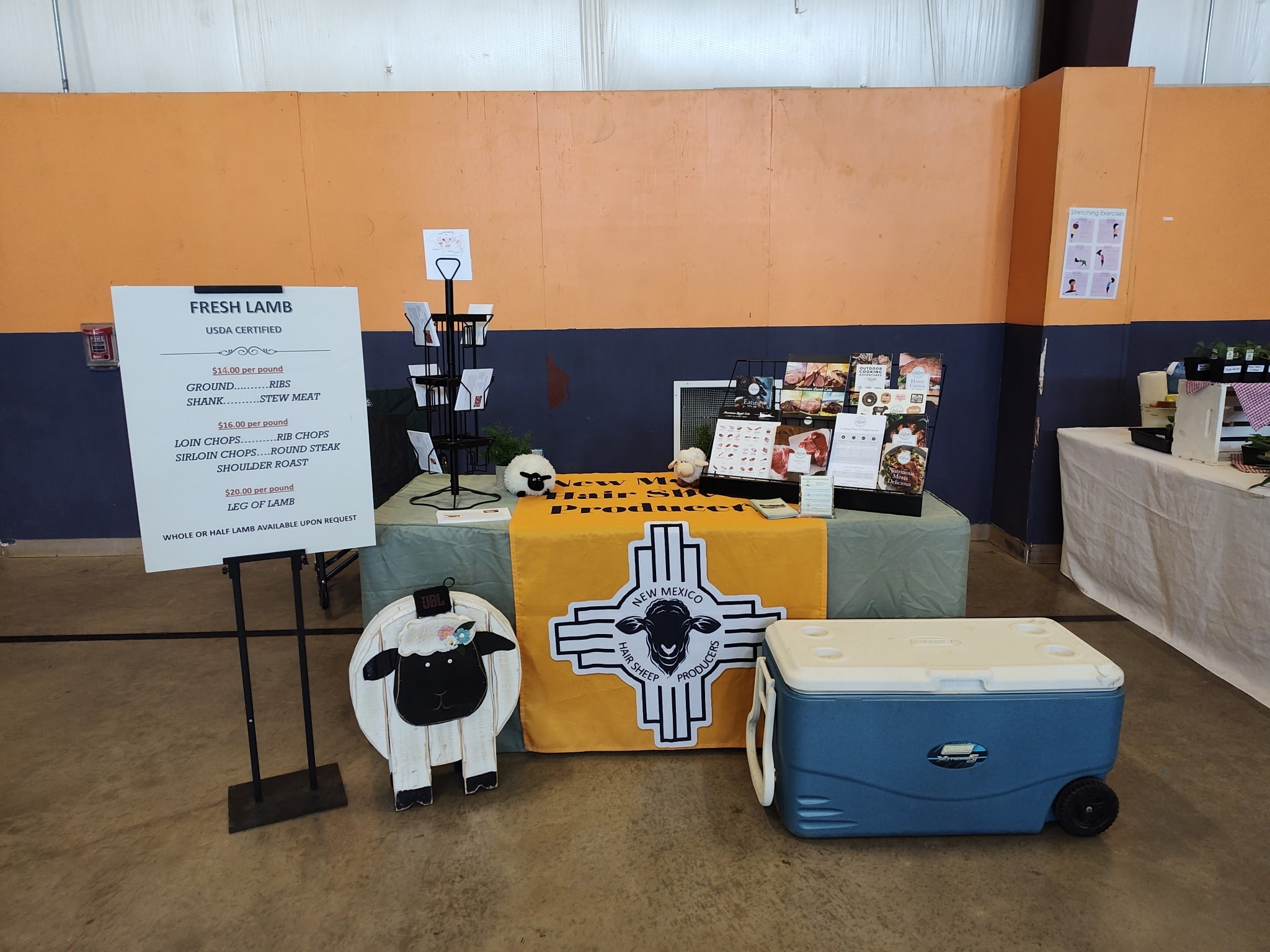 Come see us at the Socorro Farmers Market, which runs until 11 today!
We still have rib chops on sale for $10/lb!