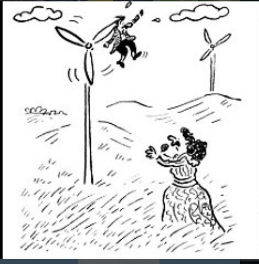 Re-posting this from some time ago. Well, it is sort of topical. Cathy calling Heathcliff who is dangling from the blade of a wind turbine. It's a cartoon by Pugh from the time when, as Heritage & Conservation Officer for the Bronte Society I spent a lot of time writing objections to turbines around Haworth.
#wutheringheights #heathcliff #cathy #pughcartoons #haworthmoor #windturbines
