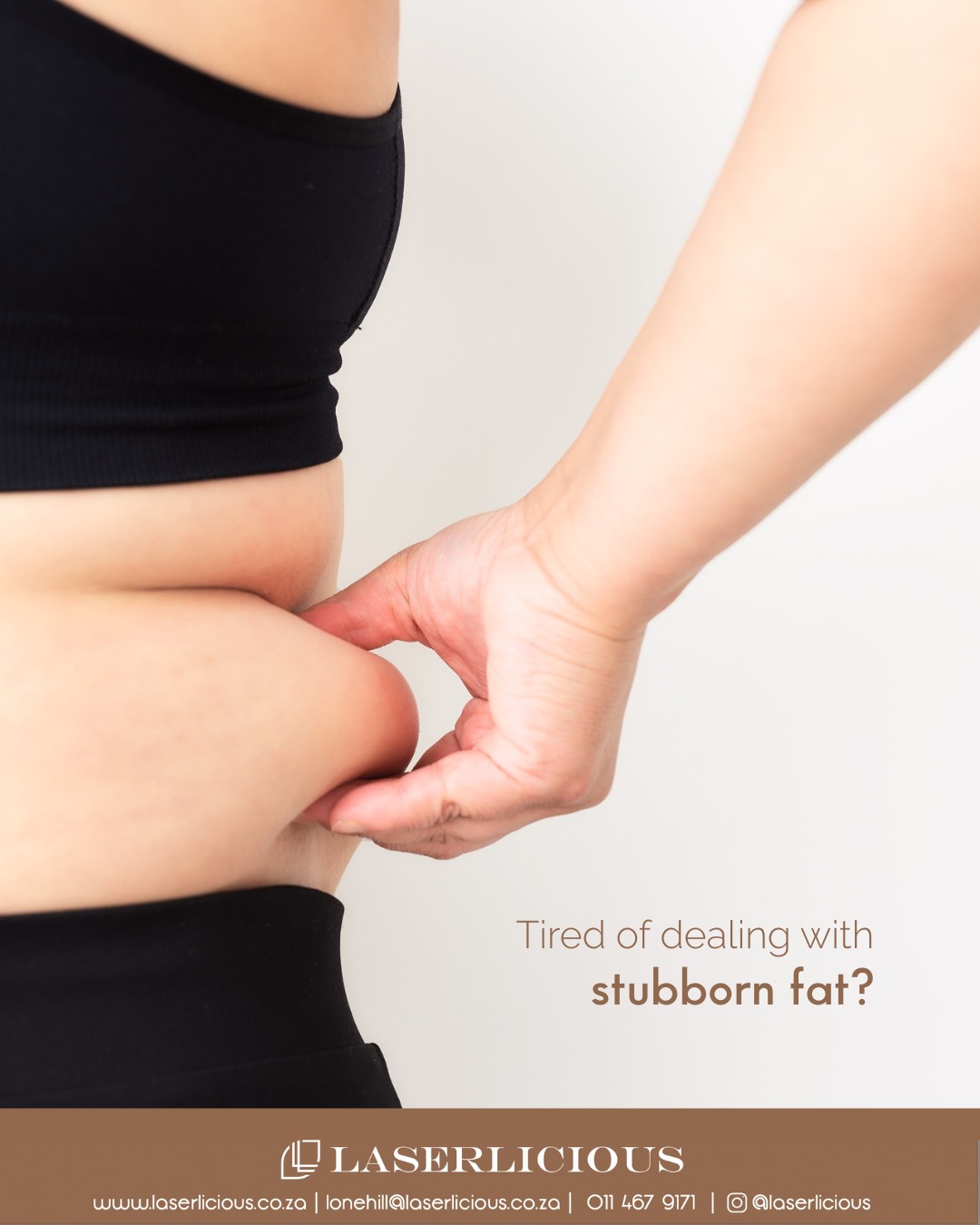 Confidence looks good on you.
Cryolipolysis (fat freezing) is a non-invasive treatment that targets stubborn fat areas resistant to diet and exercise. No surgery, no downtime - just visible contouring over time.
This February, choose to love your shape and feel confident from every angle 🤎
📞 Call Laserlicious on 011 467 9171 / WhatsApp 083 490 9524 / info@laserlicious.co.za to make a booking today.