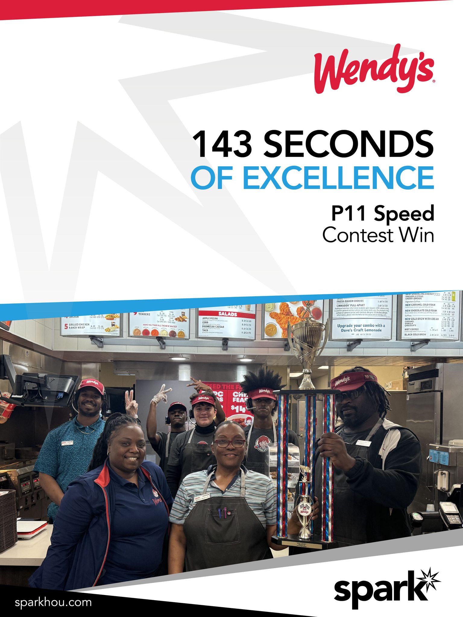 Great speed starts with strong leadership.
Michelle and her team closed out P11 with a contest win and a 143-second overall performance: a result driven by clarity, commitment, and teamwork.
This is how momentum is built at Spark, one shift at a time.
#SparkCompany #SparkLeaders #TeamMomentum #PerformanceDriven #LeadershipInAction #WinningTogether #ShiftByShift