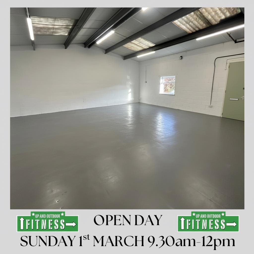 Billingshurst Fitness Studio OPEN DAY
Come and see what we’ve done to this space — it’s had a proper transformation and we can’t wait to show you!
Sunday 1st March | 9:30am–12pm
Pop in anytime between those hours to meet the team, have a look around, and check out the new training space. No pressure, just come say hello and see what we’re all about.
Booked your FREE class yet?
Grab your spot here: https://www.upandoutdoorfitness.co.uk