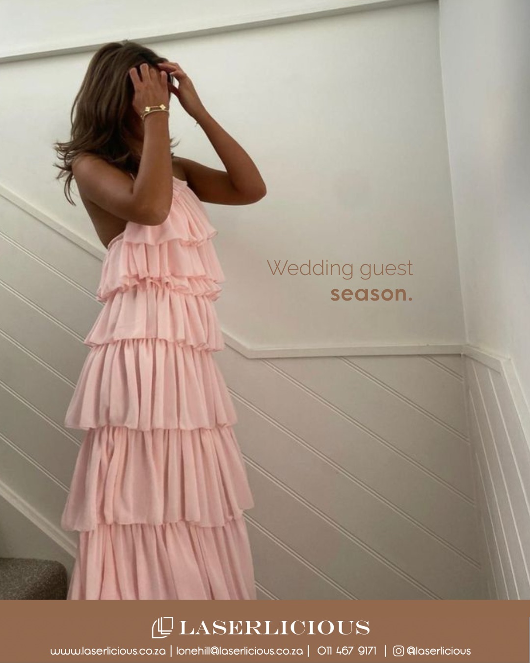 Wedding guest season is here 😍
Whether you’re the bride, part of the bridal party or a guest, laser hair removal and skin treatments help you feel polished, smooth and photo-ready.
Because loving how you look makes celebrating even sweeter ✨
📞 Call Laserlicious on 011 467 9171 / WhatsApp 083 490 9524 / info@laserlicious.co.za to make a booking today.