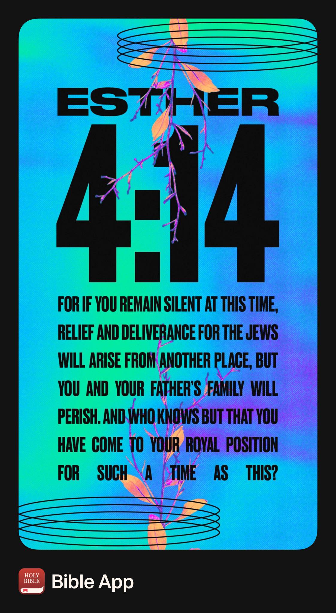 My comfort zone is posting messages in my Bible, Coffee, & Conversations group but today it’s on my heart to remind you that you are POSITIONED BY GOD, NOT BY ACCIDENT!! Esther 4:14
Esther didn’t choose her position, but God definitely used her position to save her people! Are you stewarding the position God gave you?