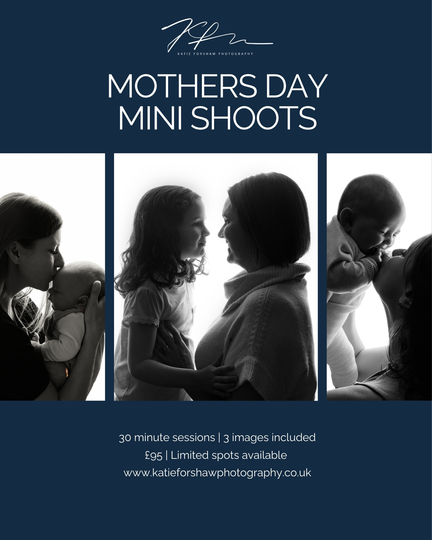There’s something about black and white that strips everything back.
I am hosting Mothers Day mini sessions in my Bristol studio this March.
No distractions.
No perfection.
Just connection.
These sessions are always emotional in the best way — and mums nearly always say,
“I’m so glad I did this.”
Would you be brave enough to step in front of the camera?