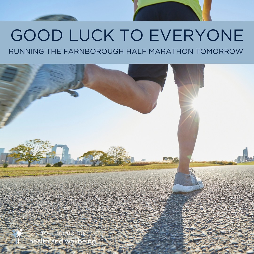 Good luck to everyone running the Farnborough Half Marathon tomorrow, especially those of you who came to Bridget's Run Smarter, Run Stronger Workshop today, and our very own Osteo, Kelly🏃♀️🏃
We know you're all going to be amazing, just try and remember to enjoy it too though! And if you're feeling a bit sore tomorrow morning, check out our blog where you'll find Bridget's top tips on aiding your recovery 😊 #physicalbalance #basingstokeclinic #thestudioatphysicalbalance #marathontraining #marathontrainingbasingstoke #marathontraining #runningbasingstoke #runnersbasingstoke #physicalbalancerunningrecoverytips #farnboroughhalfmarathon2026