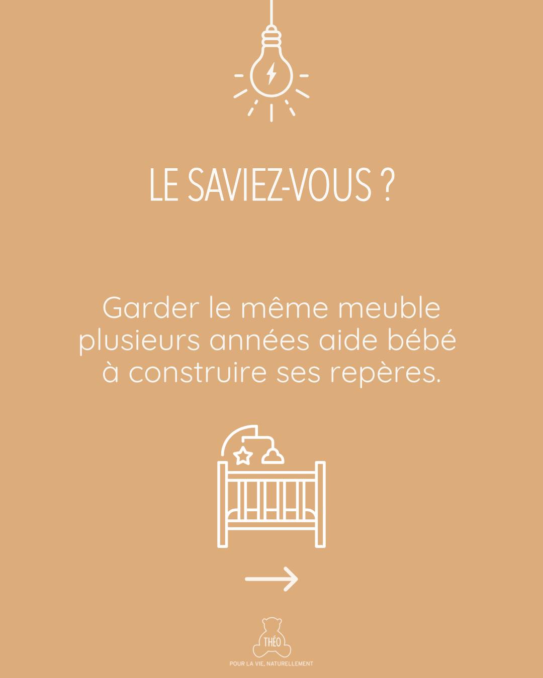 Pour un enfant, sa chambre est son monde. Garder le même mobilier pendant plusieurs années n'est pas qu'une question de praticité, c'est une clé de son bien-être émotionnel.
Un sentiment de sécurité : Retrouver chaque soir l'odeur et le toucher familier de son lit en bois massif apaise l'anxiété. Ces repères immuables l'aident à s'endormir avec confiance.
Une transition douce : En transformant son lit de bébé en banquette, son environnement évolue avec lui, sans le brusquer. Il grandit, mais son refuge reste le même.
Un ancrage durable : Un meuble Théo-Bébé n'est pas jetable. Il devient le témoin de son histoire, de ses premiers rêves à ses premières lectures.
Offrez-lui la stabilité d'un cocon qui dure.
Gardez-vous certains meubles d'enfance pour vos petits ? Partagez vos histoires en commentaire !
👇
#theobebe #litevolutif #bienetrebebe #chambre #mobilierdurable