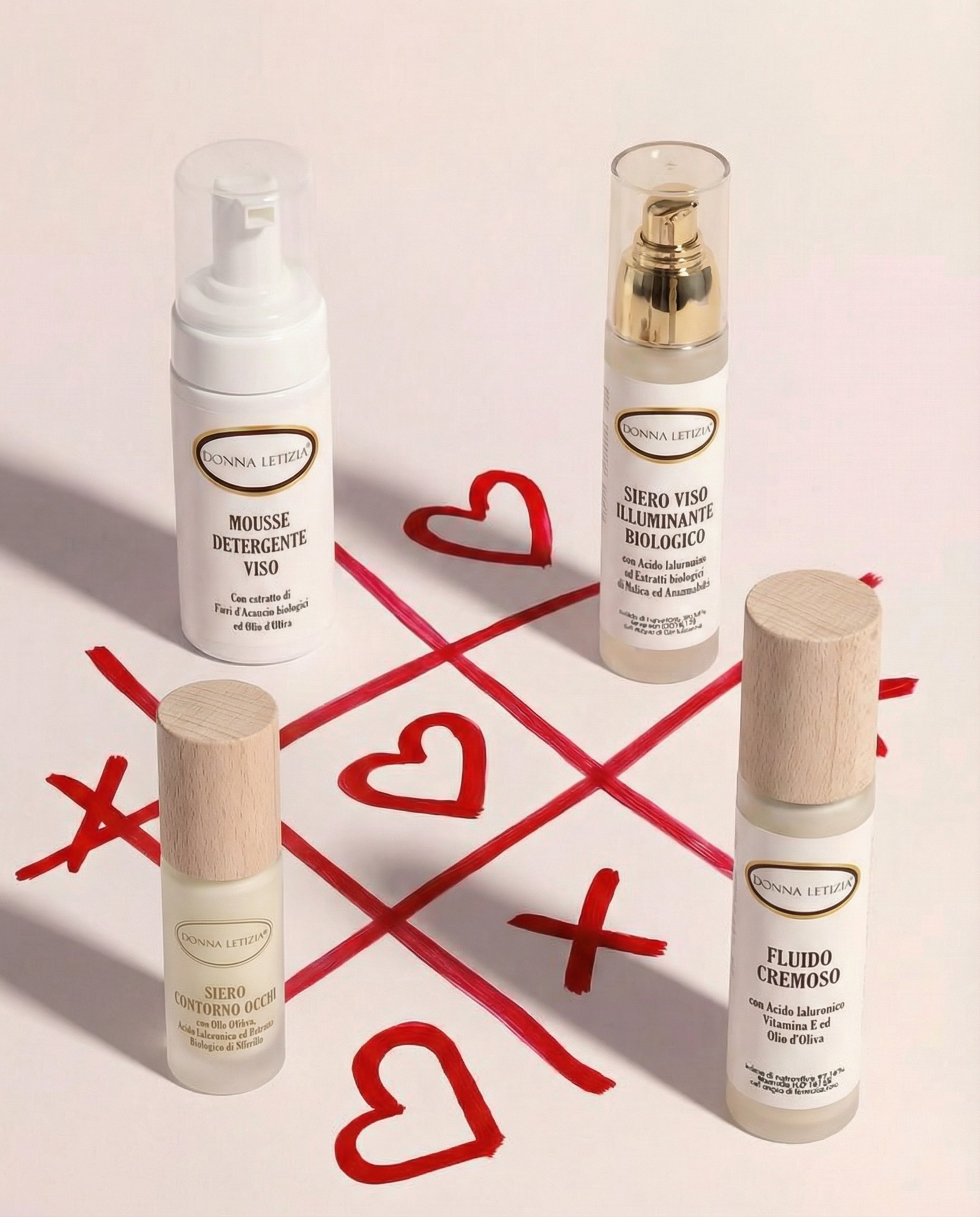 Quest’anno, San Valentino si celebra con amore per la tua pelle! 💝
Regala o regalati un trattamento skincare che ti farà sentire speciale ogni giorno.
✨ Mousse Detergente Viso: purifica e rimuove delicatamente le impurità.
✨ Siero Viso Illuminante Biologico: dona luminosità e freschezza al tuo viso.
✨ Siero Contorno Occhi: riduce occhiaie e gonfiori, per uno sguardo luminoso.
✨ Fluido Cremoso: idrata in profondità per una pelle vellutata e radiosa.
Un gesto di amore per la pelle che merita il meglio! 💕
Scopri di più e regalati la skincare perfetta sul nostro sito! 👉🏻 Link in bio
#SanValentino #AmorePerLaPelle #DonnaLetizia