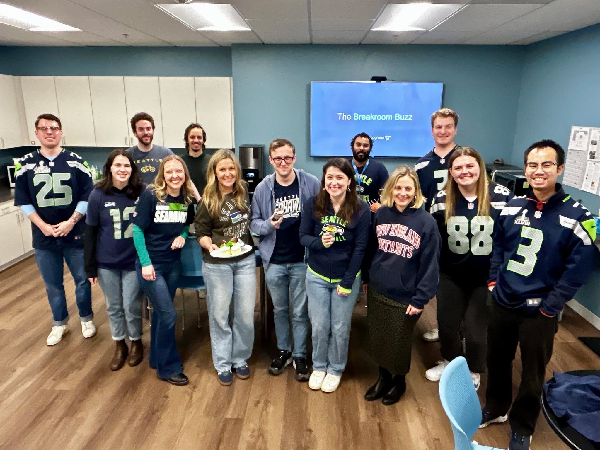We’re heading into Super Bowl weekend with plenty of Seahawks pride around the office... and one dedicated Patriots fan keeping things interesting. Proof that we can disagree and still work well together. 💪