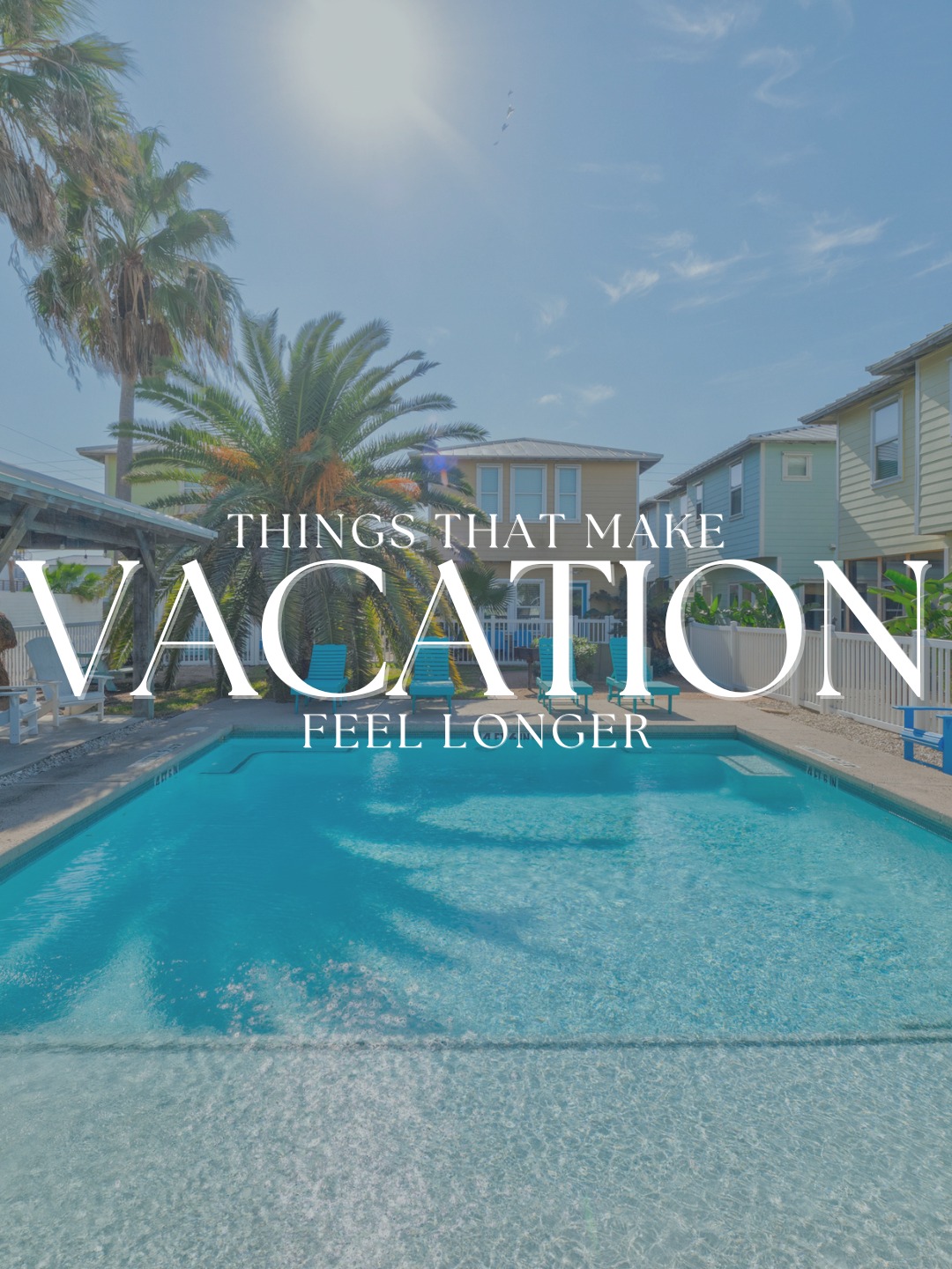 Weâve noticed some trips feel rushed⌠and others somehow feel like you were gone for days longer than you actually were.
Itâs rarely the destination. Itâs the pace. Arriving early. Staying somewhere walkable. Not cramming the first day with plans. Letting mornings be slow and evenings unfold without a schedule.
When you take the pressure off, time stretches.
Thatâs why we love Port A, and why Villa Blue is set up so you can park the car, hop on the golf cart, and just settle in. đ