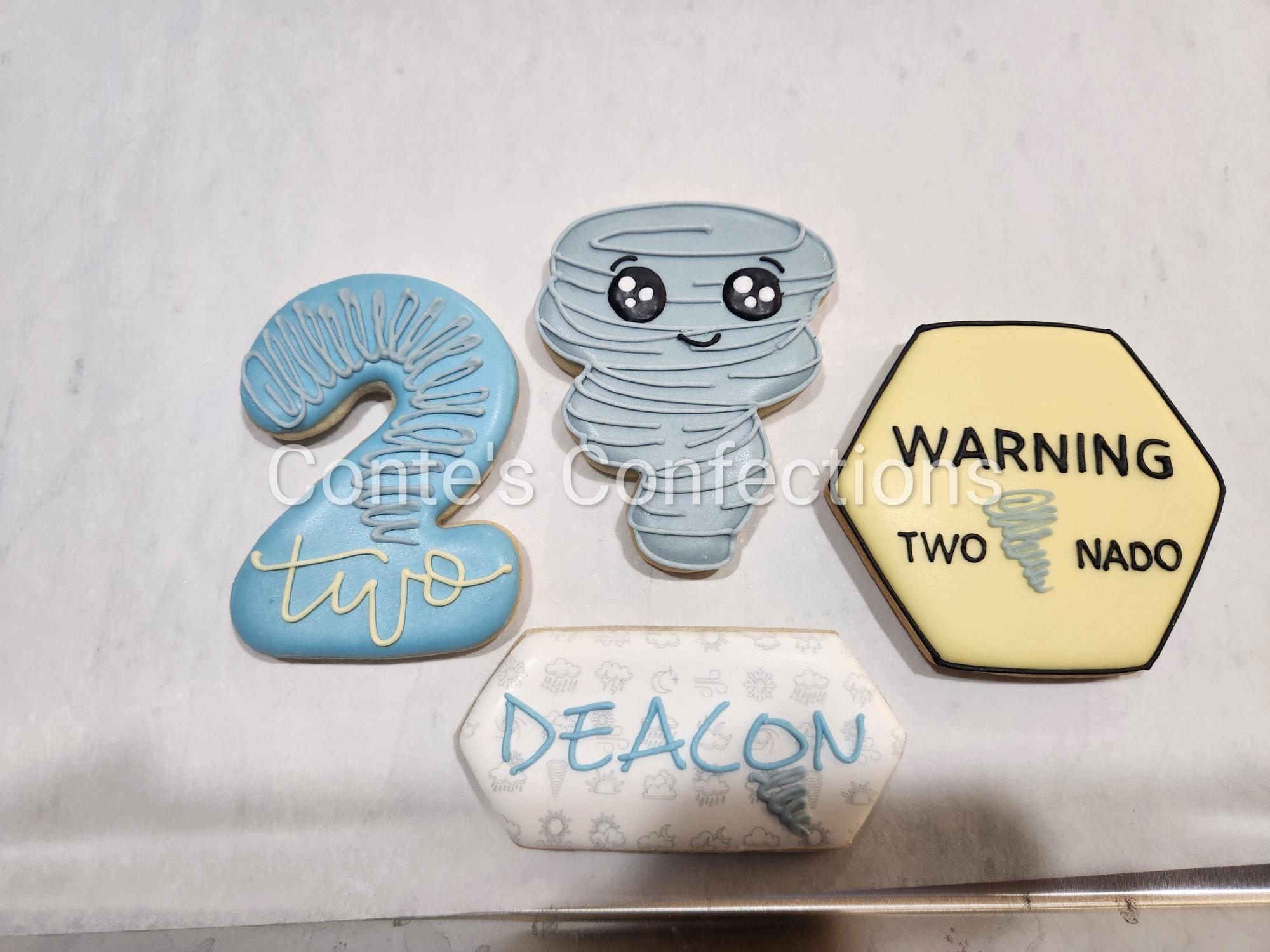 Birthday sugar cookies.