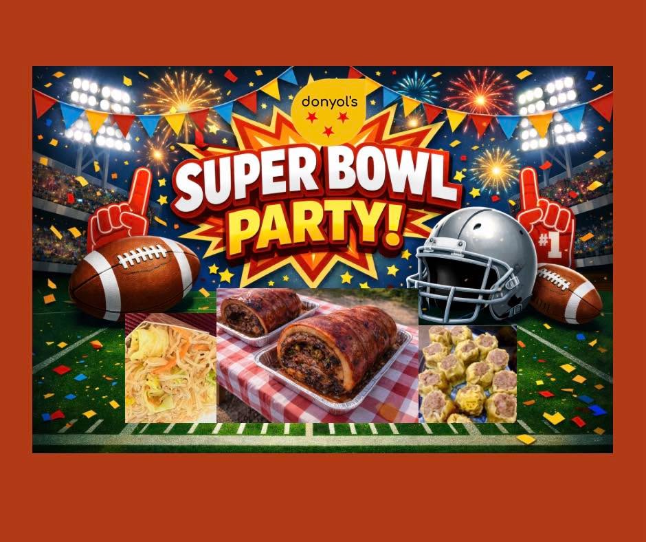 🏈 Game on, hunger gone! Score BIG with our Donyol’s lechon rolls, siomai & more — ready for your Super Bowl Sunday spread! 🍖🏆 #FoodForTheWin #FoodForTheWinter
🐽 SWFL - North Port location
🐽 www.donyols.com/menu
🐽 (941) 888-0158
🐽 ᑕᖇᗩᐯE. EᗩT. ᖇEᑭEᗩT.
