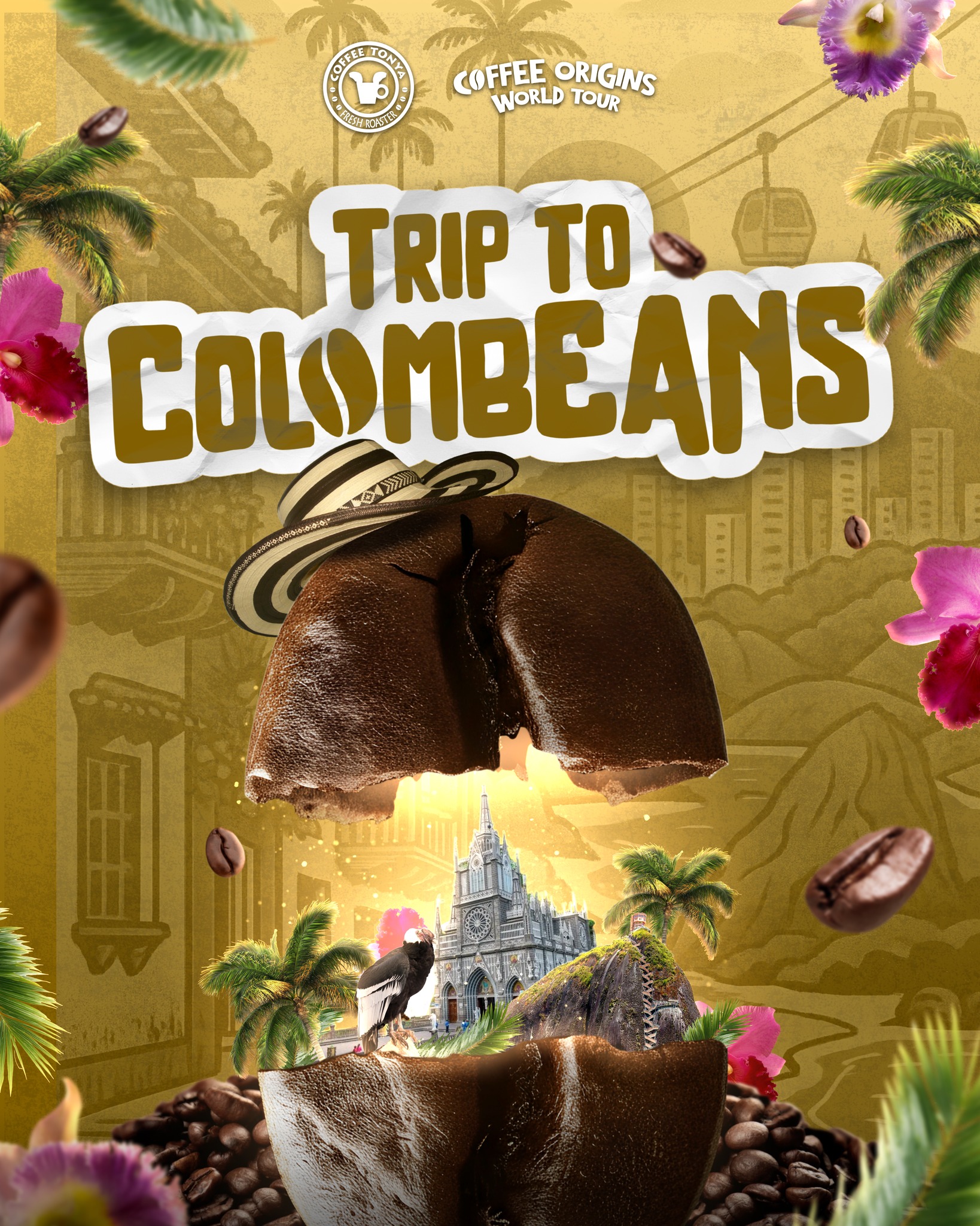 Hola, Welcome to COLOMBEANS! 🇨🇴
Our Coffee Origins World Tour is jetting off to its second destination! Prepare your palate for a South American escapade. We’re bringing you the sweet, balanced, and world-famous rhythm of the Colombian highlands straight to your cup.
Sip the adventure and don't forget to stamp your Bean Passport to collect our limited-edition travel stickers!
Bean Passport Mechanics:
https://www.facebook.com/share/p/1E8N3m8h73/
#TripToColombeans #CoffeeTonyaPH #CoffeeOriginsWorldTour