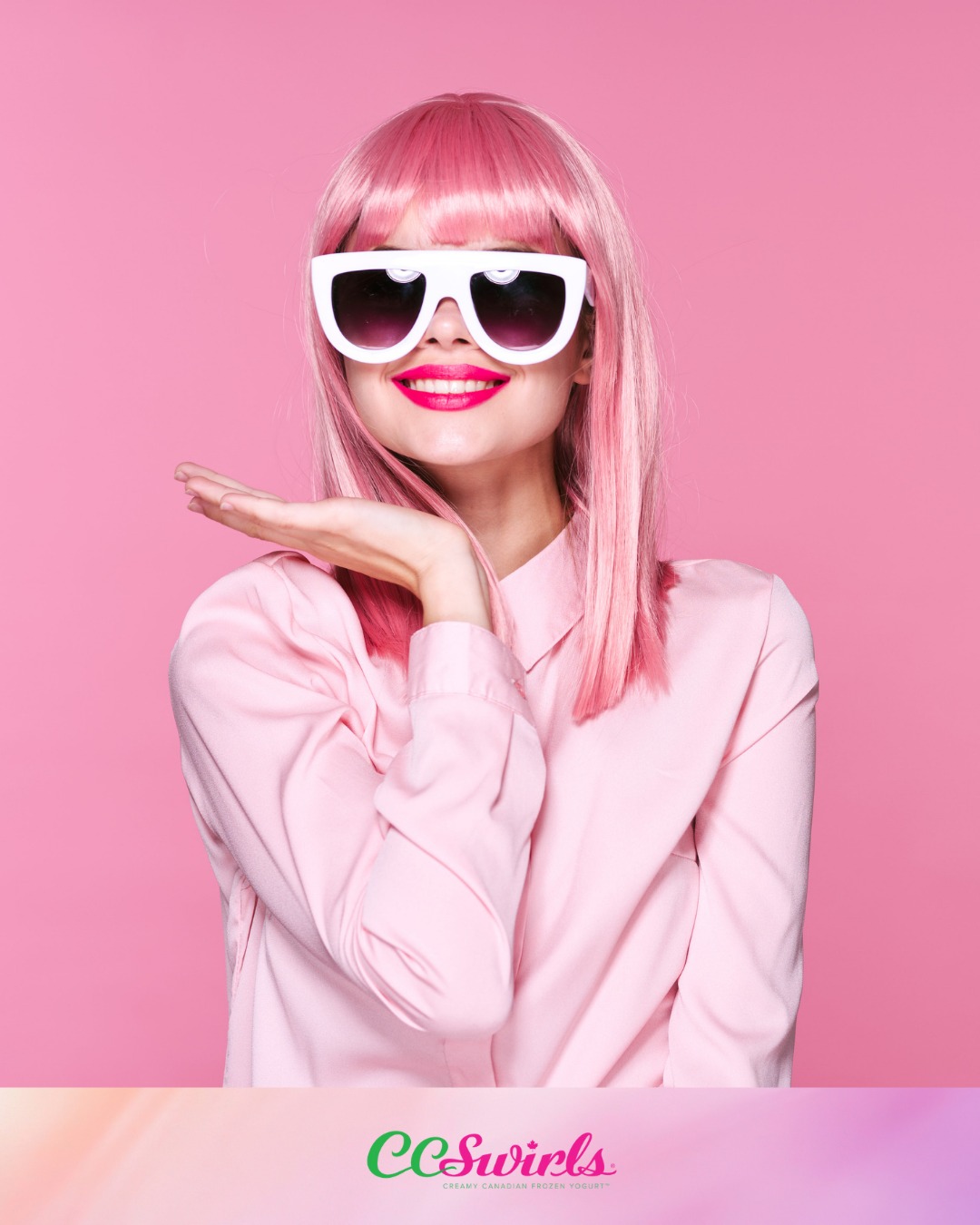 “Happiness is a swirl away! 🍦😊 Treat yourself to a creamy frozen yoghurt or a refreshing smoothie today. Because smiles are best served sweet! #CCSwirls #FrozenYoghurt #SmilesAllAround”