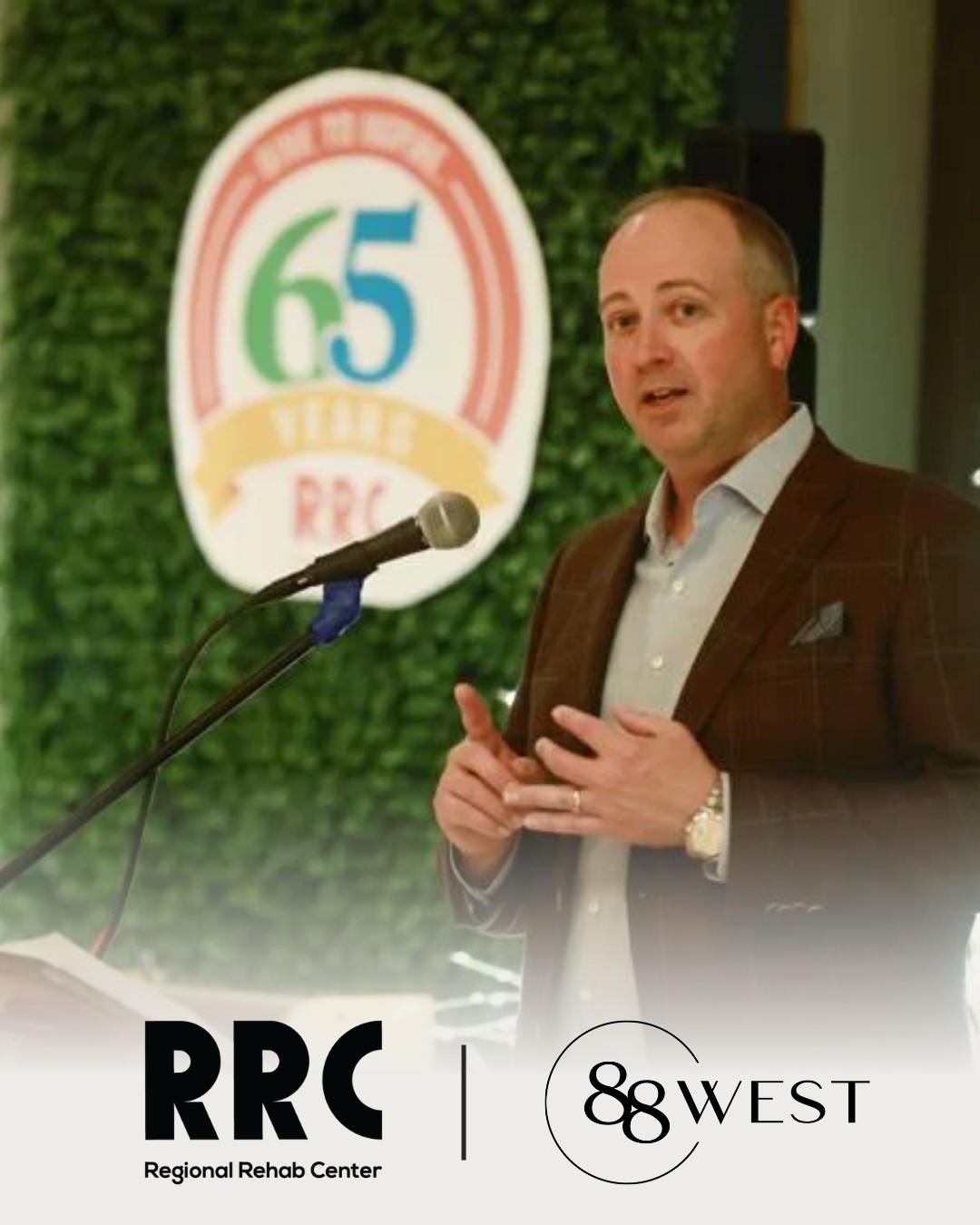 We’re honored to have partnered with Regional Rehab Center to design the branding, social media graphics, promotions, and event signage for their 65-year celebration 🎉 Being trusted with a moment this meaningful is what makes our work so rewarding. Contact RRC about contributing to their 65 Year Campaign!
Have an upcoming event or milestone to promote? Let’s make it unforgettable.
📸: Thomas Wells from Daily Journal
-
📞 662.205.0088 | 251.202.7180
💻 88westagency.com
-
#88West #88WestAgency #NorthMS #ALGulfCoast #MSGulfCoast #GulfShoresAL #HuntsvilleAL #BrandAgency #DesignAgency #MarketingAgency #BrandStrategy #DigitalMarketing #RegionalRehabCenter #RRC65Years #EventBranding #SignageDesign #PromotionalDesign @rrc_tupelo @djournalnow
