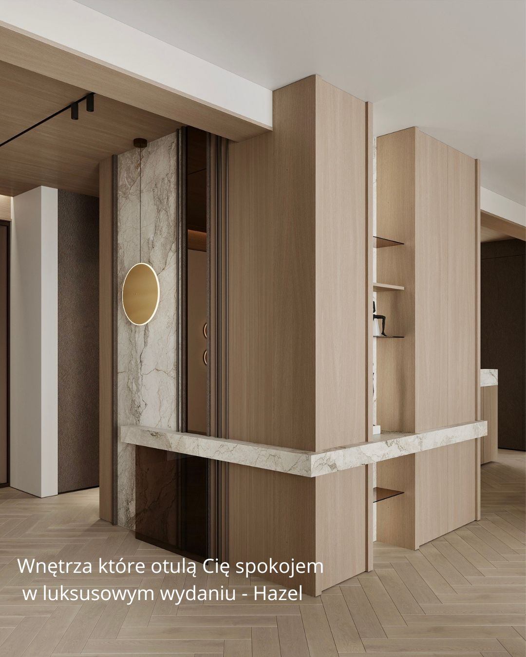 Quiet Gusto to projekt, w którym luksus spotyka się z przytulnością.
Szykowny, ale nie chłodny.
Elegancki, ale pełen miękkości i spokoju.
Hipnotyzujące detale: światło prowadzące wzrok, subtelne faktury materiałów, autorskie linie zabudów tworzą wnętrze, które robi wrażenie bez nadmiaru.
To właśnie w tych niuansach kryje się prawdziwy luksus.
Spokojna paleta beżu, kremu i brązu otula przestrzeń, budując atmosferę komfortu i ponadczasowej klasy.
Każdy element został zaprojektowany tak, aby harmonijnie współgrał z całością.
Quiet Gusto to wnętrze, które zachwyca od pierwszego spojrzenia…
i daje poczucie domu na co dzień.
Jeśli marzysz o projekcie premium, który łączy elegancję z ciepłem - napisz w DM po ofertę