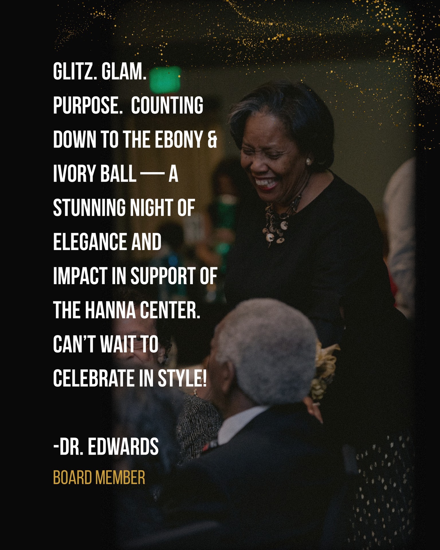 ONLY 3 MORE DAYS UNTIL THE EBONY & IVORY BALL!! Our very own board member and Ebony & Ivory committee member can't wait to celebrate with you! Don't forget to buy your tickets, they're almost gone!!
Tickets ๐: https://givebutter.com/c/E-and-I-Tickets
