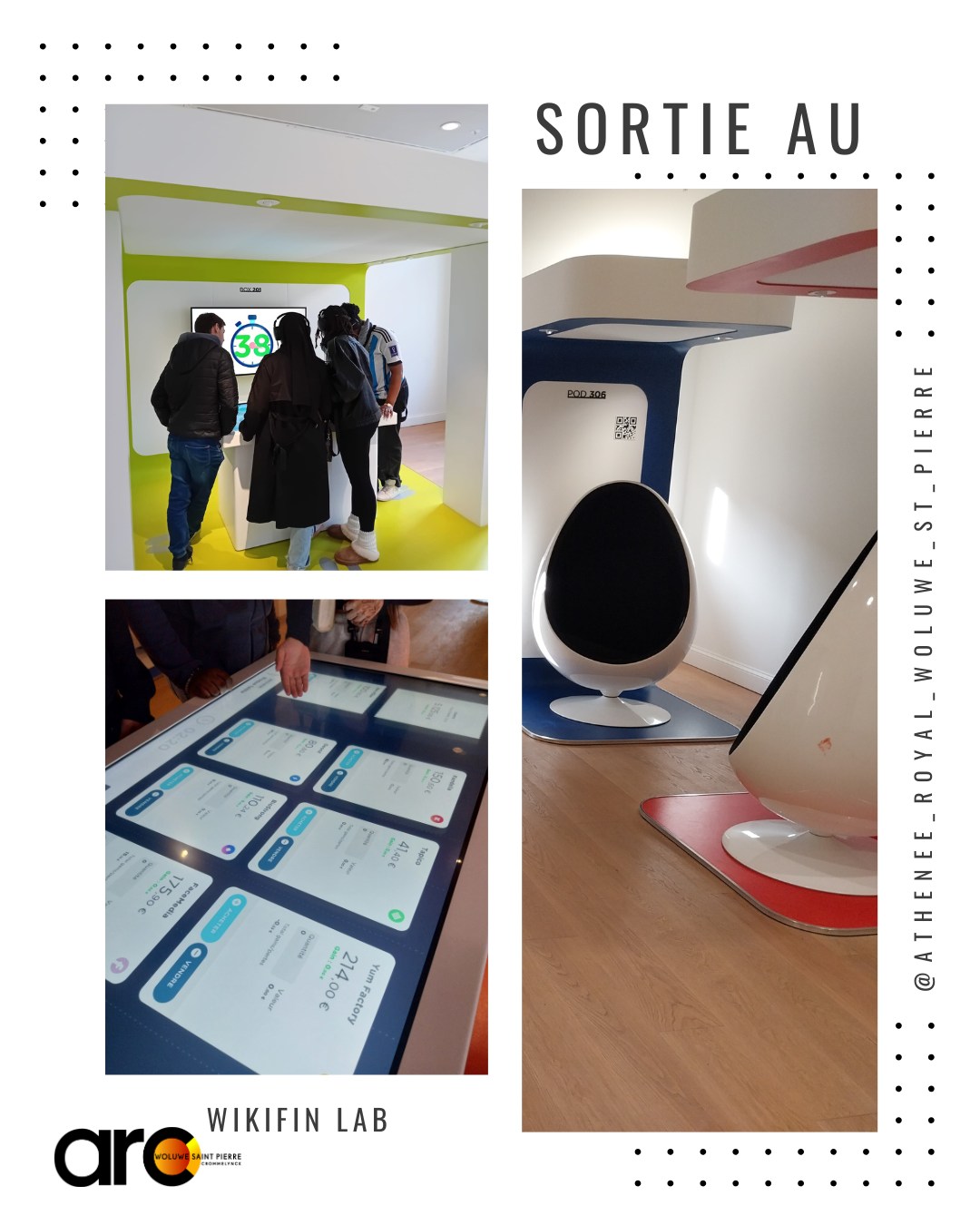 💰 Apprendre l'économie par le jeu ? Challenge accepted ! 🎮
Nos élèves de 4e et 5e option sciences économiques ont passé la journée au Wikifin Lab le 30 janvier. Au programme : gestion de budget, investissements (cryptos incluses 👀), et surtout... comment éviter les pièges !
Ce qu'ils ont découvert :
Comment gérer un budget réel sans stress, les secrets (et dangers) des produits financiers, les arnaques du marketing décryptées, pourquoi tout ce qui brille n'est pas crypto 😉
Le résultat ? Des élèves armés pour leurs futures décisions financières et quelques vocations d'investisseurs nées... ou évitées !
Parce qu'à l'AR Crommelynck, on ne forme pas que des têtes bien pleines, mais des citoyens avertis 💪