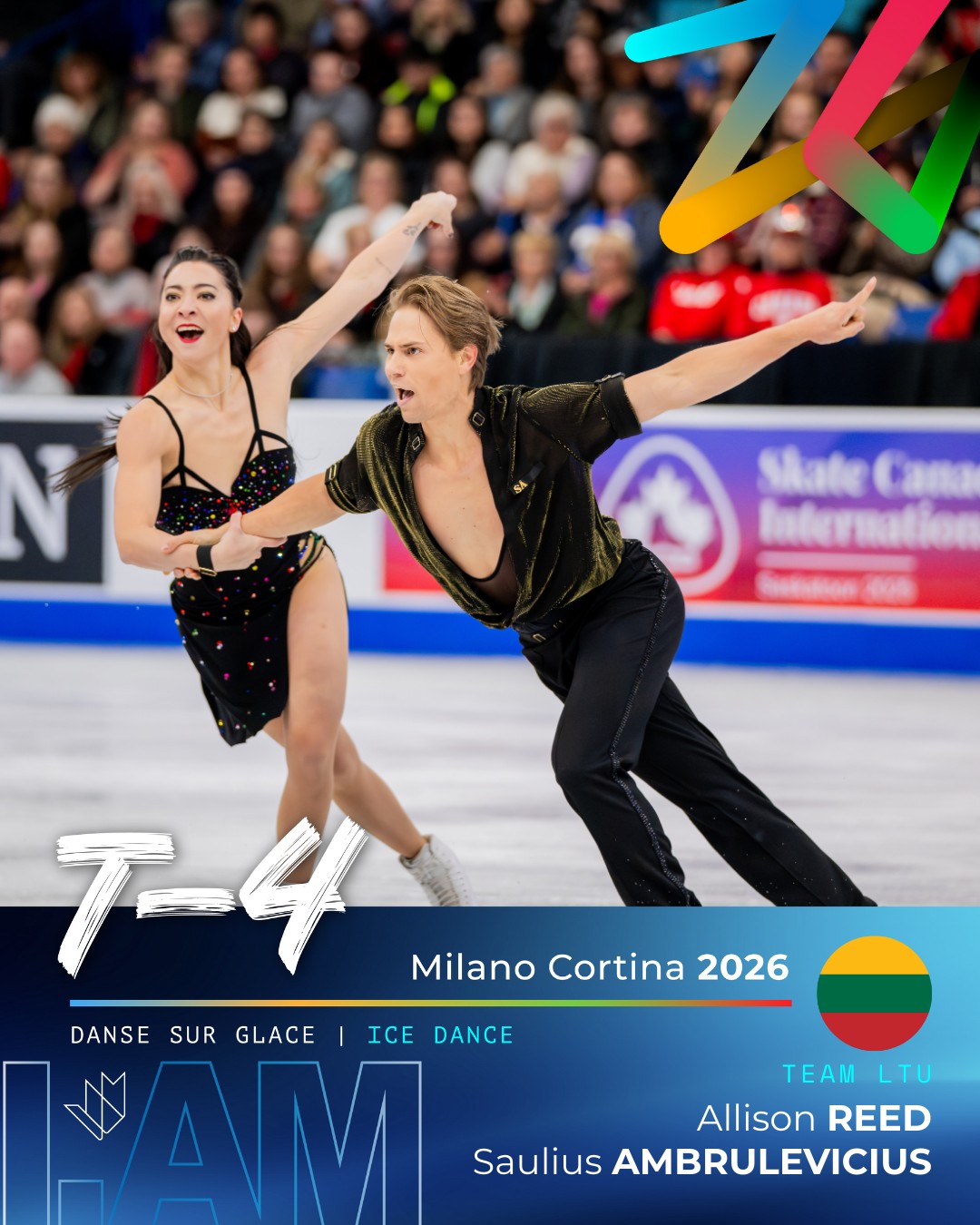 Plus que 4 jours avant que Milan accueille la magie de la danse sur glace olympique! ✨💫
Rencontrez les athlètes I. AM qui seront à #MilanoCortina2026 ✨Allison Reed & Saulius Ambrulevičius ✨
📍 Représentent: la Lituanie 🇱🇹
🤝 Patinent ensemble depuis: 2017
✨Expérience olympique: Vancouver 2010 (Allison - 20e)
📺 Voyez-les en action les 9 et 11 février pour la danse rythmique et pour la danse libre!
//
Only 4 days left until Milan welcomes the magic of Olympic ice dancing! ✨💫
Introducing I. AM’s #MilanoCortina2026 Olympians ✨Allison Reed & Saulius Ambrulevičius ✨
📍 Representing: Lithuania 🇱🇹
🤝 Teamed up in: 2017
✨Olympic Appearances: Vancouver 2010 (Allison - 20th)
📺 Tune in February 9 & 11 for the rhythm and free dance!
📸 @danielleearlphotography
@al_reed15 @saulius.a