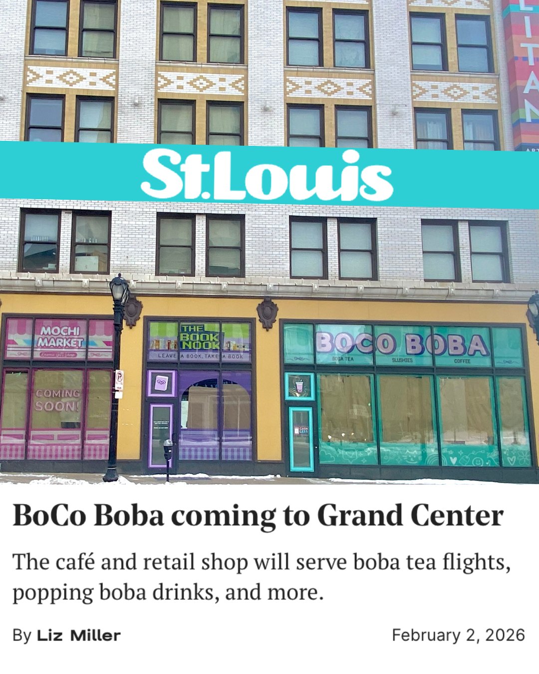 this one’s for the group chat: we’re in @stlouismag 🙊