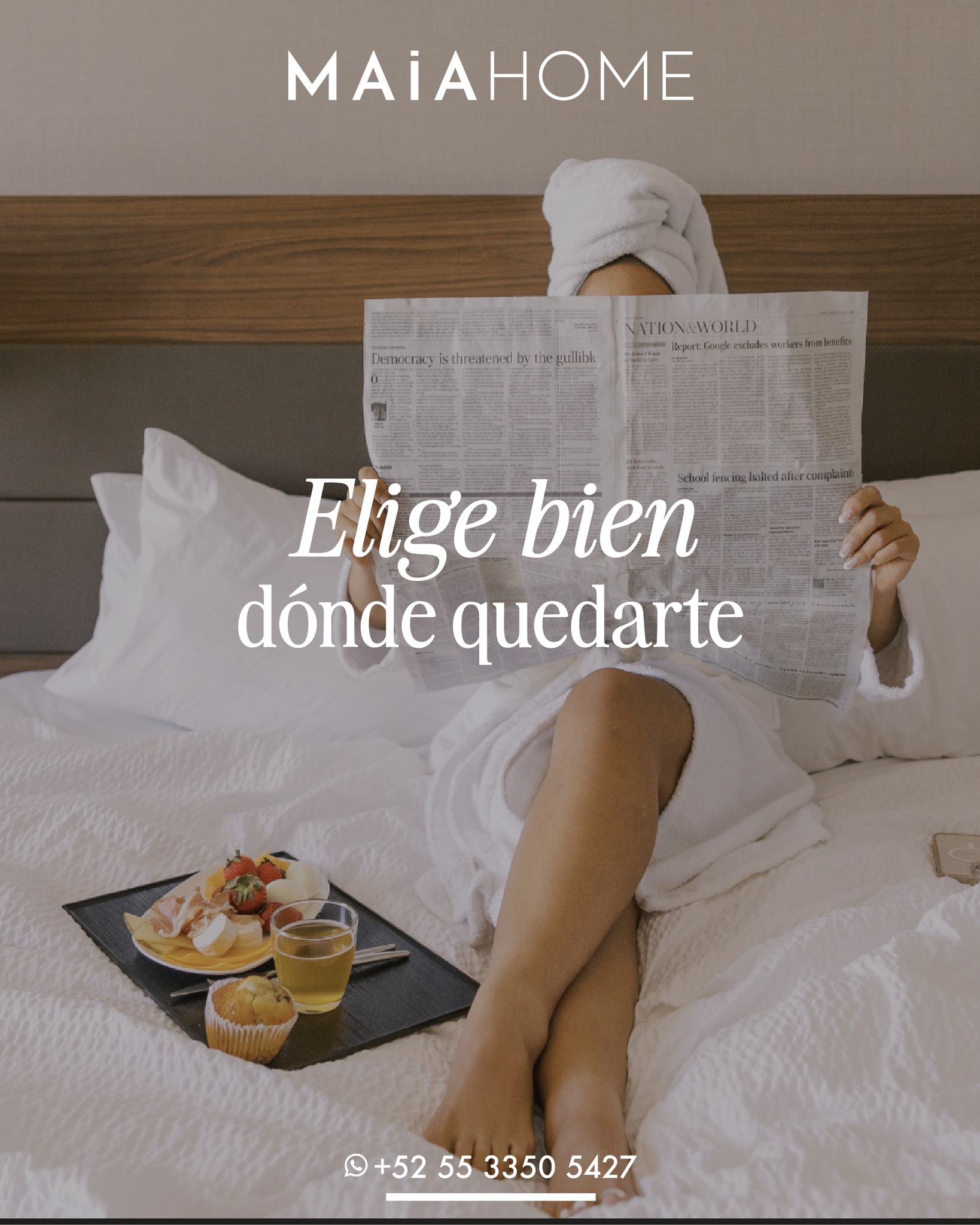 💫Nuestros departamentos en renta en Polanco cuentan con acabados premium, amenidades de primer nivel y esa iluminación natural que cambia tu estado de ánimo.
💫Nuestros depas lo tienen todo.
🔸Departamentos Amueblados
🔸Accesos sin llaves
🔸Wifi alta velocidad
🔸Kit de Bienvenida
🔸Recorrido virtual
💻Reserva tu alojamiento en nuestra página web.
https://www.maiahome.mx