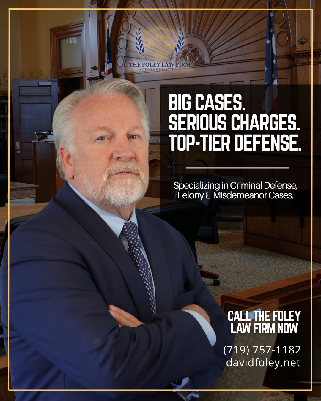 We know what they’re thinking before they do. 🚨
Major felony cases often involve months of investigation and complex evidence. Because David Foley is a former prosecutor, our firm has an "insider's" view of how the District Attorney’s office operates.
We anticipate their moves, challenge their evidence, and fight for the best possible outcome in the most difficult situations.
Big cases require big experience. Contact The Foley Law Firm today for a free consultation.
#TheFoleyLawFirm #coloradosprings #defenseattorney #defenselawyer #lawyer