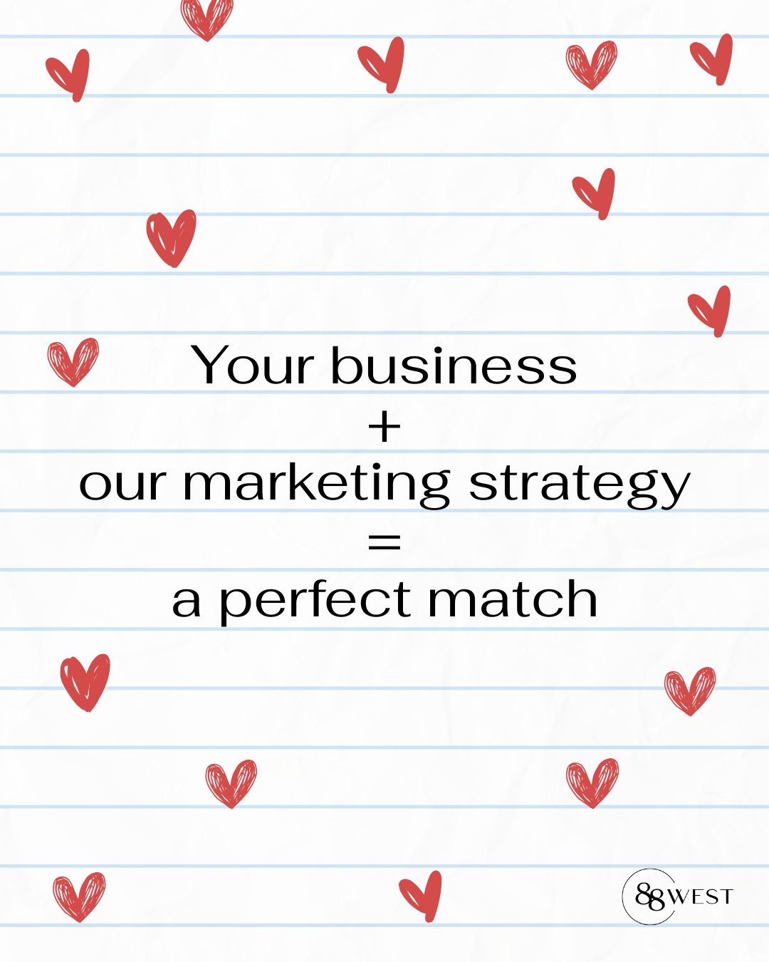 Valentine’s Day is almost here, and we couldn’t resist putting a marketing twist on it. 💘
👉 Tag someone who needs these marketing valentines for their team!
If your brand is feeling a little unloved… you know who to call. 😉
-
📞 662.205.0088 | 251.202.7180
💻 88westagency.com
-
#88West #88WestAgency #NorthMS #ALGulfCoast #MSGulfCoast #GulfShoresAL #HuntsvilleAL #BrandAgency #DesignAgency #MarketingAgency #BrandStrategy #DigitalMarketing #MarketingValentines #AgencyLife #CreativeMarketing