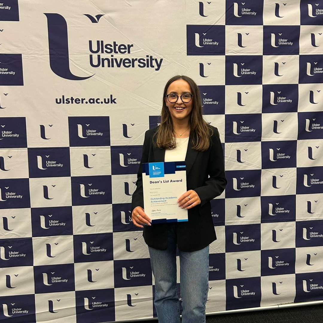 We are delighted to celebrate Katie Crawley, QS on placement from @ulsteruni, on achieving the Dean’s List Award in recognition of her outstanding academic performance over the past year!
Congratulations, Katie, we are very proud to see our team members excelling in their studies and look forward to what’s ahead for you👏🏼