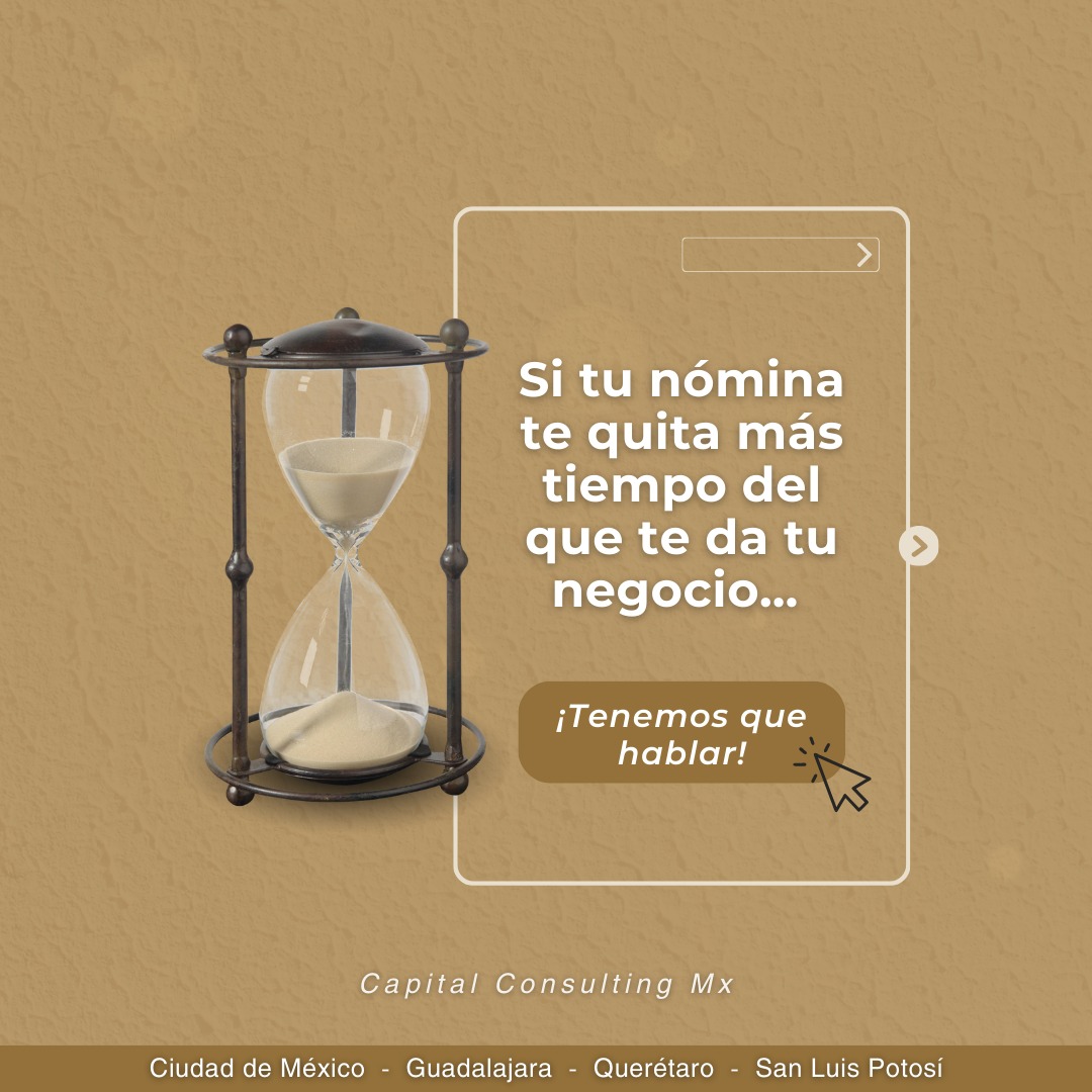 ⭐ La nómina no es un trámite: es una responsabilidad legal, financiera y humana.
En Capital Consulting gestionamos la nómina de nuestros clientes con precisión, cumplimiento y estrategia para que ellos se enfoquen en crecer, no en apagar incendios.
#CapitalConsulting #Nómina #EmpresasMX #ConsultoríaIntegral #CumplimientoLaboral #MaquilaDeNómina