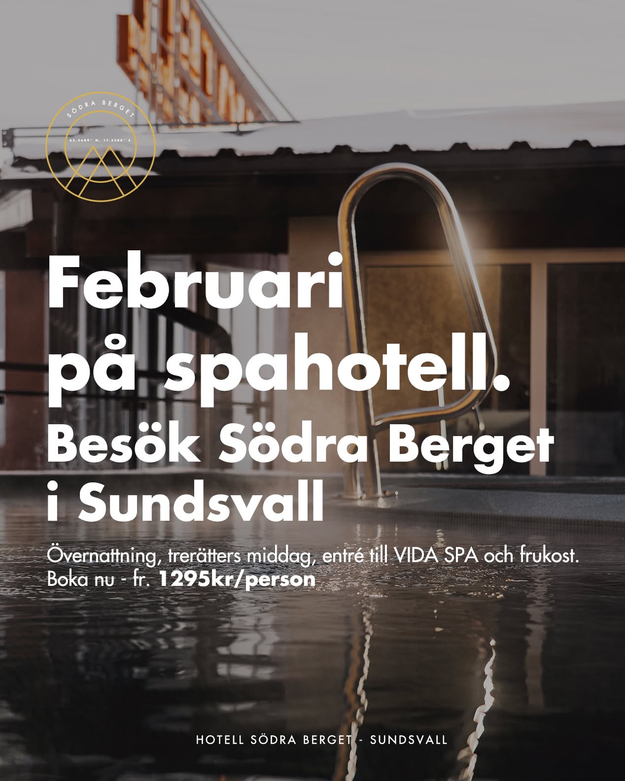 Februari på spahotell, från 1295kr/person
Sätt guldkant på veckan med en oförglömlig vistelse hos oss. Slappna av och njut av lyxen med en övernattning i vårt mysiga dubbelrum, en avkopplande dag på VIDA Spa, och en smakfull trerätters middag som kommer att kittla era smaklökar.
🌟 Vår februari-kampanj inkluderar:
🛏️ Hotellövernattning i dubbelrum
🌺 Entré till VIDA Spa
💪 Tillgång till gym
🍽️ Trerätters middag
🍳 Stor frukostbuffé för en energifylld start på dagen
Allt detta för endast 1295kr/person som månadens deal/kampanj 🎉
Gäller måndag - torsdag, i februari
Sätt färg på vintermörkret & vardagen och unna er själva en dag att minnas. Boka redan nu för att säkra er plats och ge er själva något riktigt
Klicka här för att göra er bokning ➡️ https://www.sodraberget.se/kampanj
Skynda er att boka - erbjudandet gäller till och med 28 februari