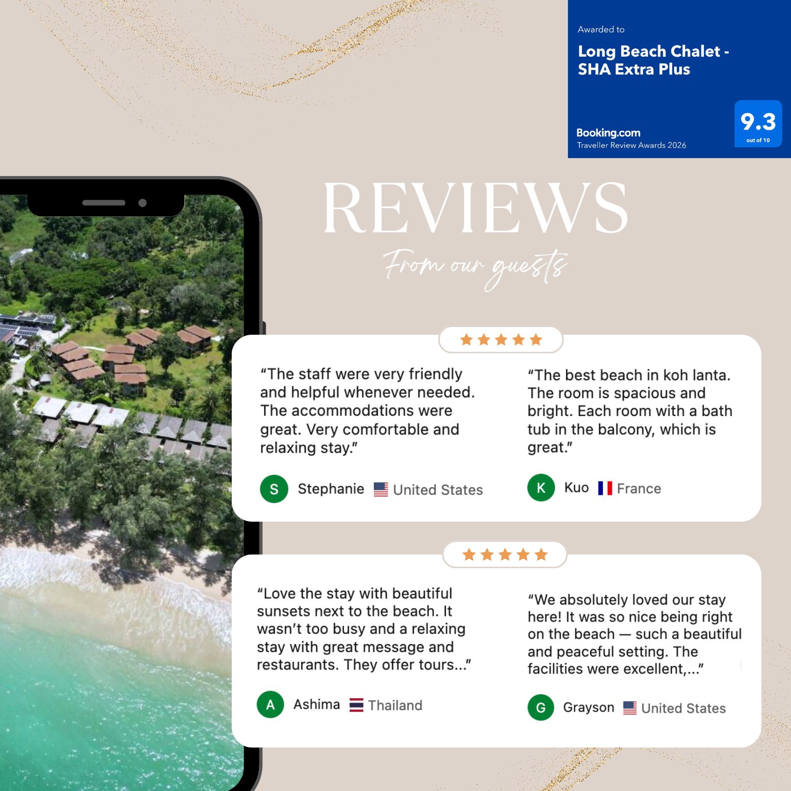 Rated 9.3 by travelers 💙
Discover why guests love Long Beach Chalet.
Enjoy our best direct booking rates here! ➡️ link in bio
📞094 432 8889
📩info@longbeachchalet.net
🌐www.longbeachchalet.net