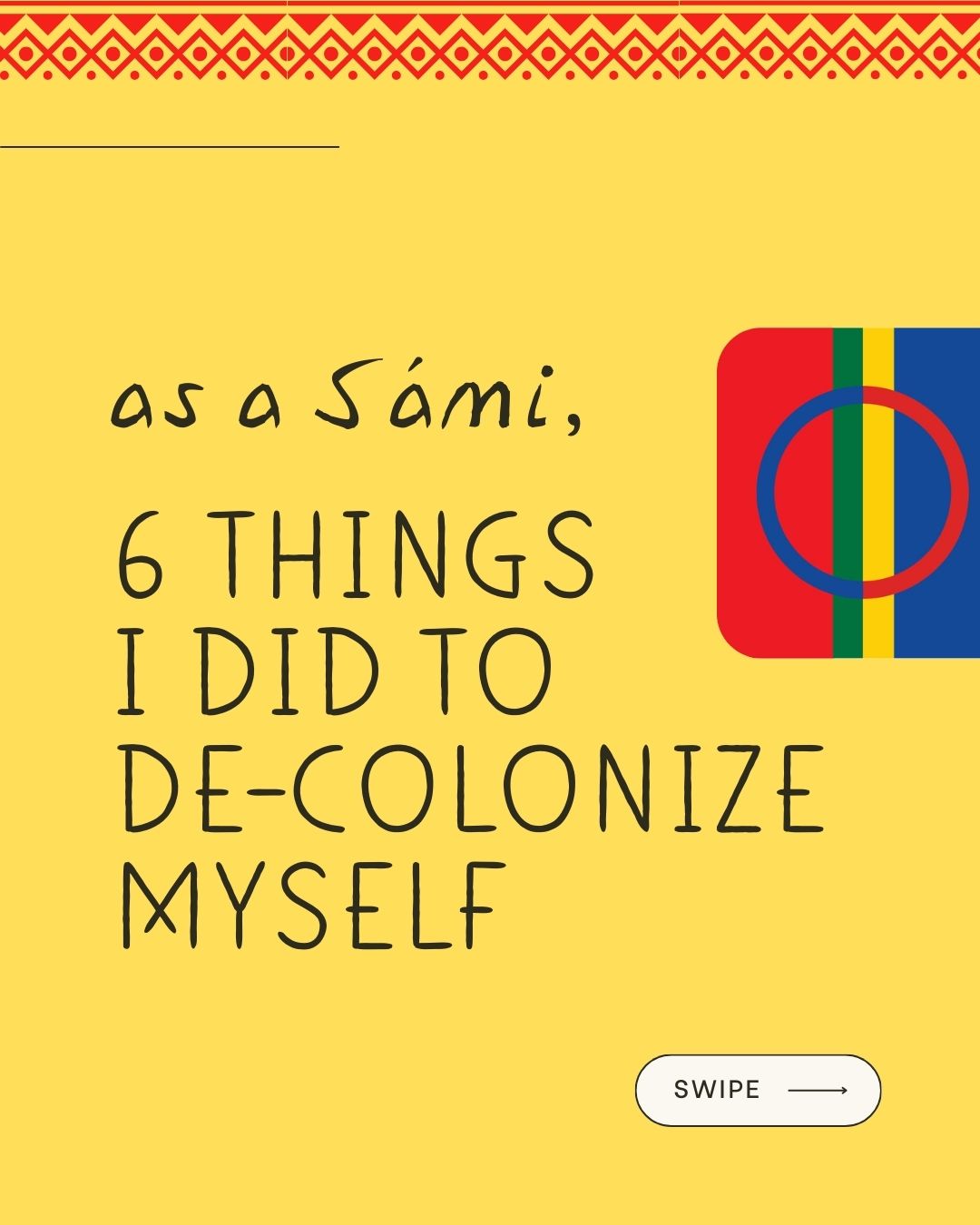 6 things I did to start the de-colonizion of myself. Not saying I have reached my goal - I probably never will... 🌍 But this are the most important things I have been working on. It's just an overview. There is alot to dicussed under each point...🌞 #Sápmi #decolonization #IndigenousVoices #indigenous #colonization