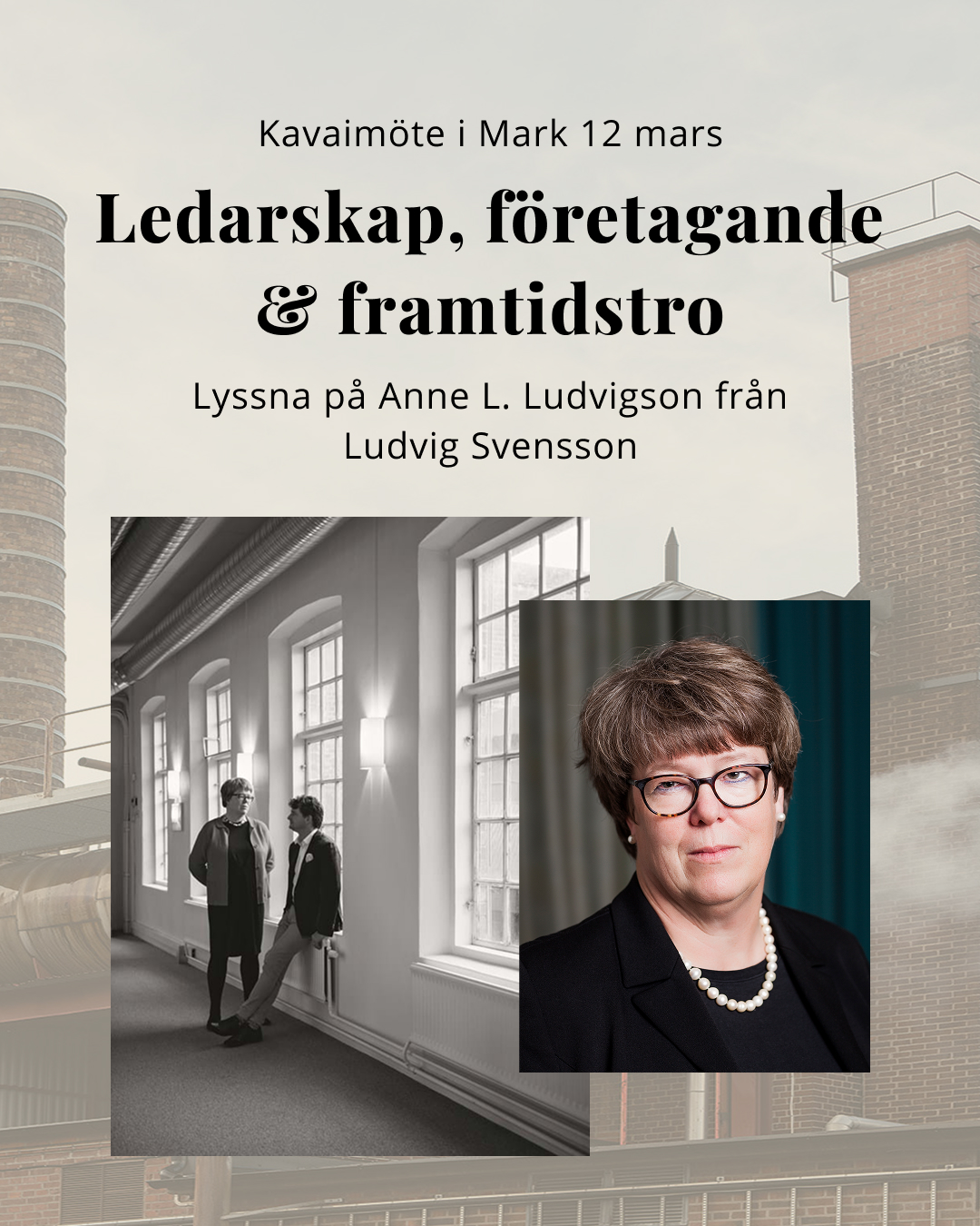 Välkommen till en inspirerande eftermiddag med Kavai & Marks Kommun🌟
Hur är det att driva familjeföretag i fjärde generationen – med rötterna i Knallebygden och världen som arbetsfält?
Under denna träff, den 12 mars kl. 15-17, möter vi Anne Ludvigson som delar sin resa, sina erfarenheter av företagande över generationer och sitt engagemang i både styrelsearbete och samhällsnära utvecklingsprojekt. Det blir personligt, inspirerande och fullt av igenkänning!
✨ Företagande
✨ Ledarskap
✨ Lokal förankring & internationell utblick
✨ Samtal, nätverkande och gemenskap
En eftermiddag för dig som vill inspireras, möta andra drivna kvinnor och ta med dig nya perspektiv hem.
Eventet hålls i Ludvig Svenssons lokaler i Kinna. Läs mer och anmäl dig👉https://www.kavai.se/event-details/ledarskap-foretagande-framtidstro
Varmt välkommen – vi ser fram emot att ses!🌸