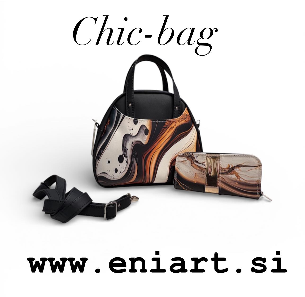 ⸻
‼️ TO NI NAVADNA TORBICA ‼️
CHIC BAG + denarnica (KEŠOMAT) v kompletu.
Močna, posebna, taka da jo opaziš takoj.
✔️ praktična
✔️ elegantna
✔️ zraven še ujemajoča denarnica
✔️ zgleda TOP v živo
Če ti je všeč na sliki, v živo je še boljša.
Zaloga omejena – ko gre, gre.
👉 Klikni in poglej: www.eniart.si