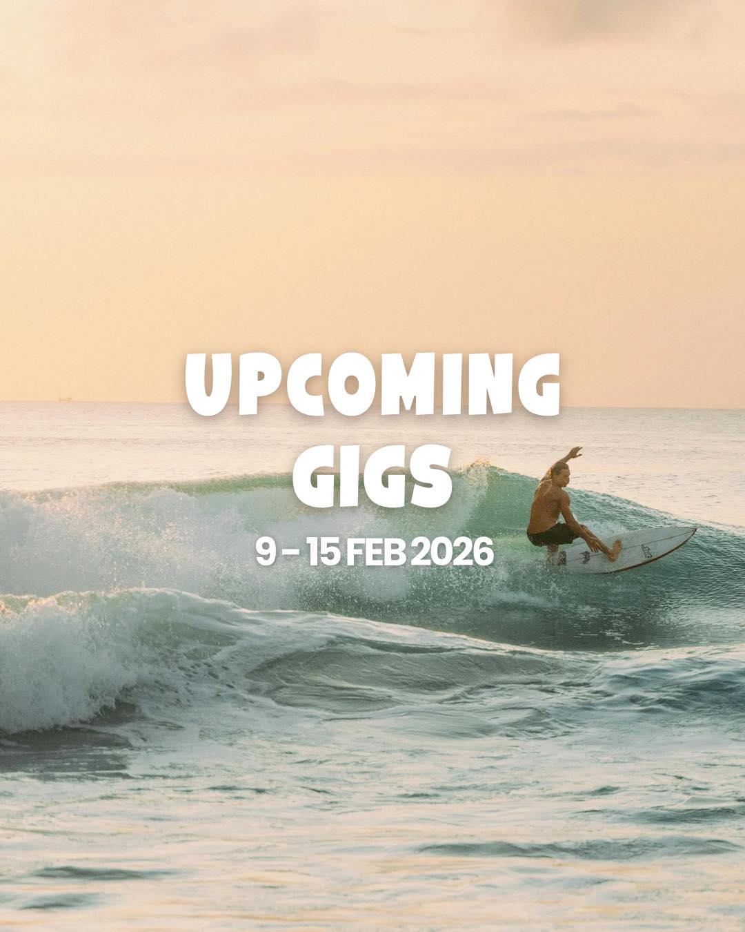 This week at Surf Cafe ๐ถ๐
Weโre lining up the good vibes all week longโฆ
10 Feb โ Ruth Muller
11 Feb โ Open Mic Night (your time to shine ๐)
12 Feb โ PJ Jansen
13 Feb โ Dave Dale
14 Feb โ Just Jeremy
15 Feb โ Live DJ on the deck from 4PM
From chilled acoustic evenings to deck sessions for sunset vibes, this week is looking good.
And donโt forgetโฆ ๐
Keep an eye out for our Thursday (Galentine's Ladies Special) and Saturday (Valentineโs Day) specials โ youโre going to want in on those.