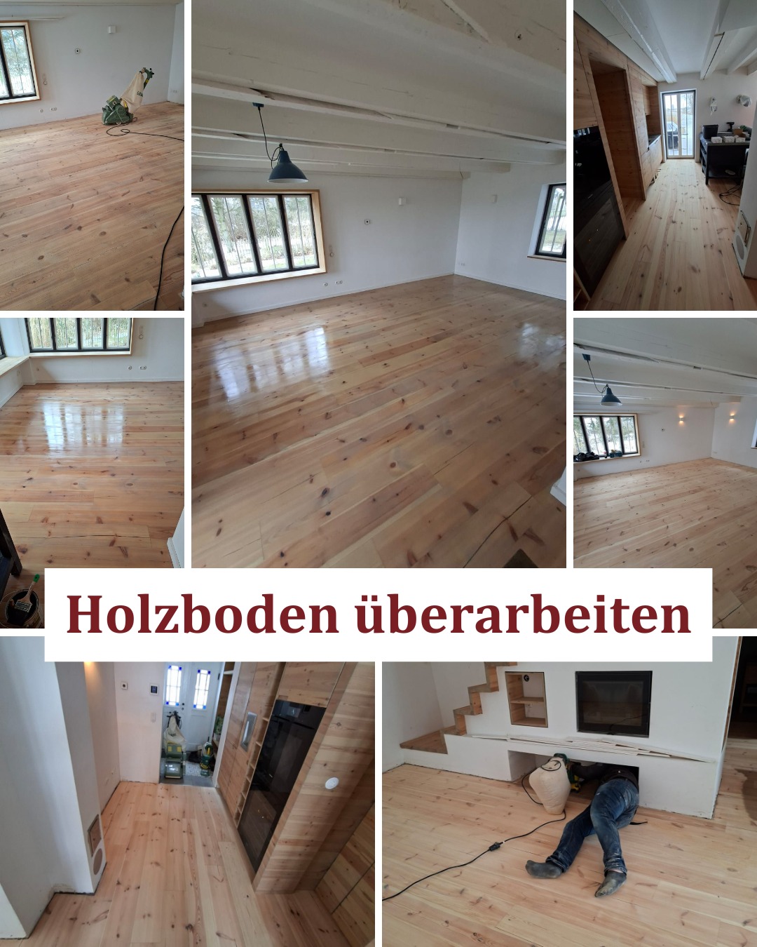 Frischer Look für Küche und Wohnbereich 🥳.
Unsere Kollegen durften sich über ein richtig schönes Projekt freuen:
Im Wohn- und Küchenbereich unseres Kunden wurde ein Kiefernboden komplett überarbeitet.
Bevor es losging, hieß es erst einmal: Räume leer räumen und Fußleisten fachgerecht demontieren.
Anschließend wurde der Boden gründlich geschliffen (auch in den schwerer zugänglichen Ecken!) und danach zweimal mit dem hochwertigen Hartwachs-Öl "3041 Natural" von @osmoholzundcolor behandelt.
Das Ergebnis: eine natürlich schöne Oberfläche, die die Maserung der Kiefer perfekt zur Geltung bringt – robust, wohnlich und angenehm warm.
Lass ein ❤ da, wenn dir das gefällt.
#holzbodenliebe #holzbodenbearbeitung #holzbodenschleifen #holzbodenölen #freeseholz