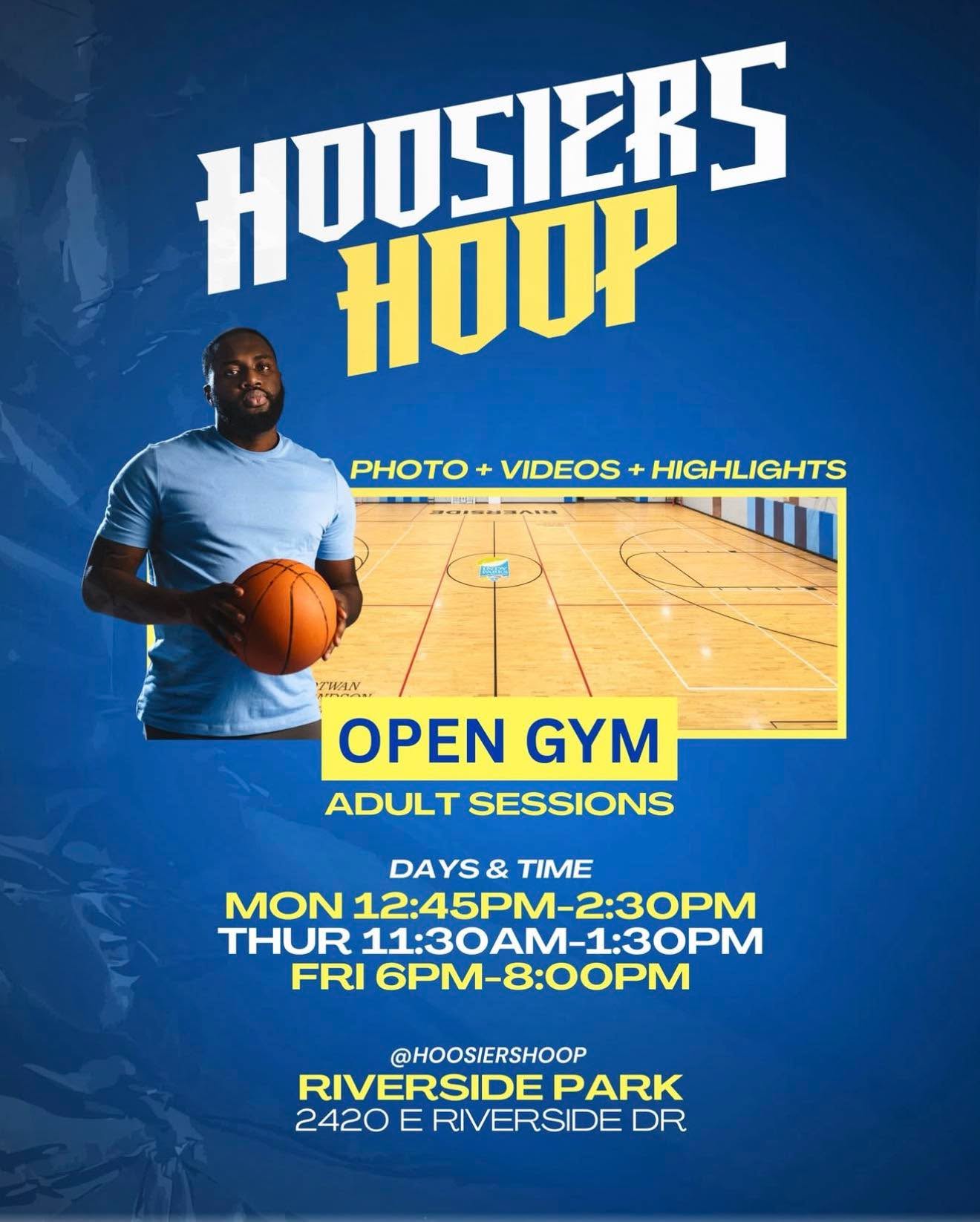 PULL UP!!!!
Bring your 5 or come solo!!!
LETS HOOP!!!
Indy Parks and Recreation
Near West Indy