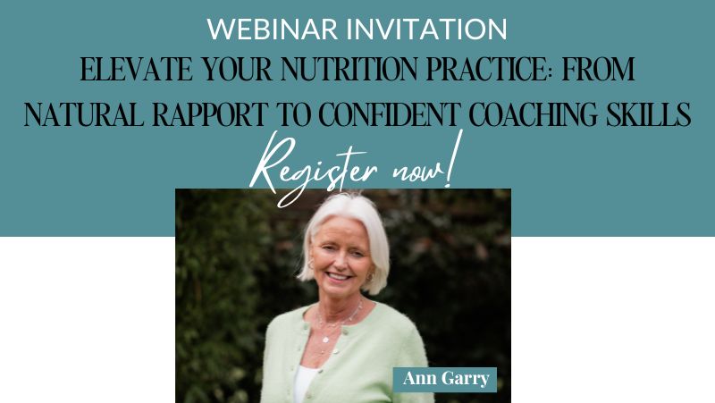 ✨Webinar invitation ✨
Elevate your Nutrition Practice: From Natural Rapport to Confident Coaching Skills
Learn how integrating coaching skills can enrich your work as an NT and support long term results for both clients and your practice
Date: Wednesday 11th February 1.00pm (UK)
Join Ann Garry, Nutritional Therapist, Fellow of BANT and Director of Zest4life, as she shares insights from her clinical practice to demonstrate how integrating coaching skills can enrich your work as an NT and support long-term results for both clients and your practice.
Health coaching skills and structured, evidence-based tools support clients in turning motivation into action. This enables you to support long-lasting behaviour change, strengthen client commitment, and work with confidence when clients feel stuck or overwhelmed.
During the webinar you’ll discover how coaching skills support:
✅ Client Engagement & Behaviour Change – helping clients stay motivated and follow through
✅ Practitioner Confidence & Effectiveness – working skilfully with resistance and setbacks
✅ Business Sustainability & Income – enhancing your role in an evolving landscape shaped by AI and healthcare change
✅ Expanded Career Opportunities – including NHS, GP, social prescribing, and community health settings
By the end of the session, you’ll understand how integrating professional coaching skills can lead to stronger client outcomes, greater confidence, and a more resilient, future-ready practice.
Exclusive Bonus – £500 Health Coach Training Bursary. Eligible Nutritional Therapists and final-year NT students can apply for a £500 bursary towards recognised Health Coach training.
Register now via the link in bio.