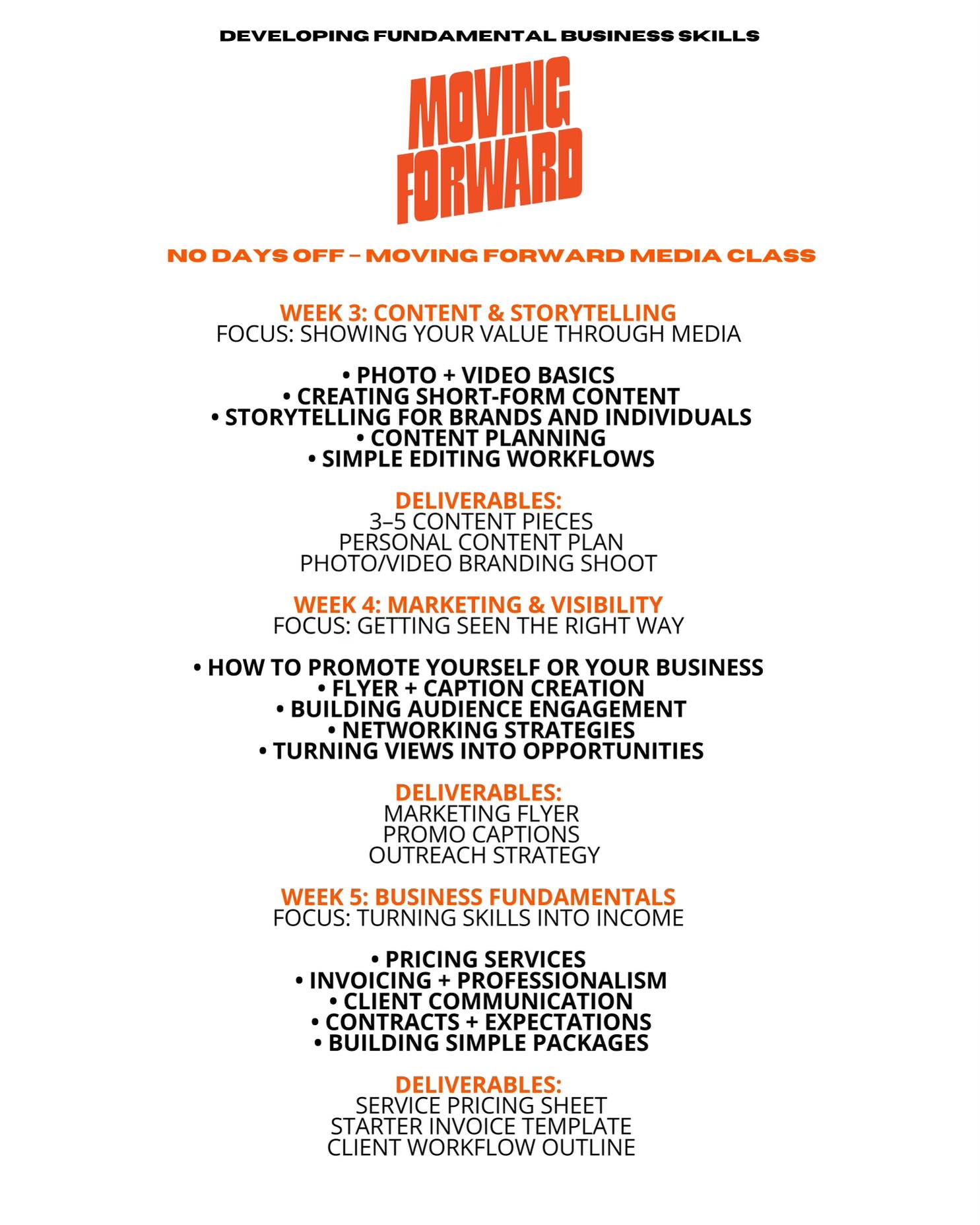 MOVING FORWARD is in full motion and we’re just getting started!
No Days Off 317 x @napshots317
Three weeks in, and the growth has been REAL.
Our participants have been leveling up their skills, building confidence, and creating content that tells their story with purpose. From mastering photo/video basics to crafting powerful short‑form content, the energy has been unmatched.
And now… we’re stepping into the next phase.
Weeks 4 & 5 are where everything clicks:
🔥 Content & Storytelling — Show your value through media
🔥 Marketing & Visibility — Get seen the right way
🔥 Business Fundamentals — Turn your skills into income
This is your chance to join a community that’s learning, building, and MOVING FORWARD together.
If you’ve been waiting for a sign to invest in yourself, this is it.
✨ New participants are welcome. Your journey can start now.
Whether you’re a creator, entrepreneur, or just hungry for growth, this program gives you the tools to elevate your brand, your voice, and your future.
Let’s keep the momentum going.
Let’s build.
Let’s move forward — NO DAYS OFF
Click below to get moving!!!
https://www.nodaysoff317.com/movingforward
#MovingForwardIndy #NDO317 #NoDaysOff #IndyCreators #LevelUp #CommunityGrowth #MediaSkills #MarketingMindset #BusinessBasics
#Napshots317