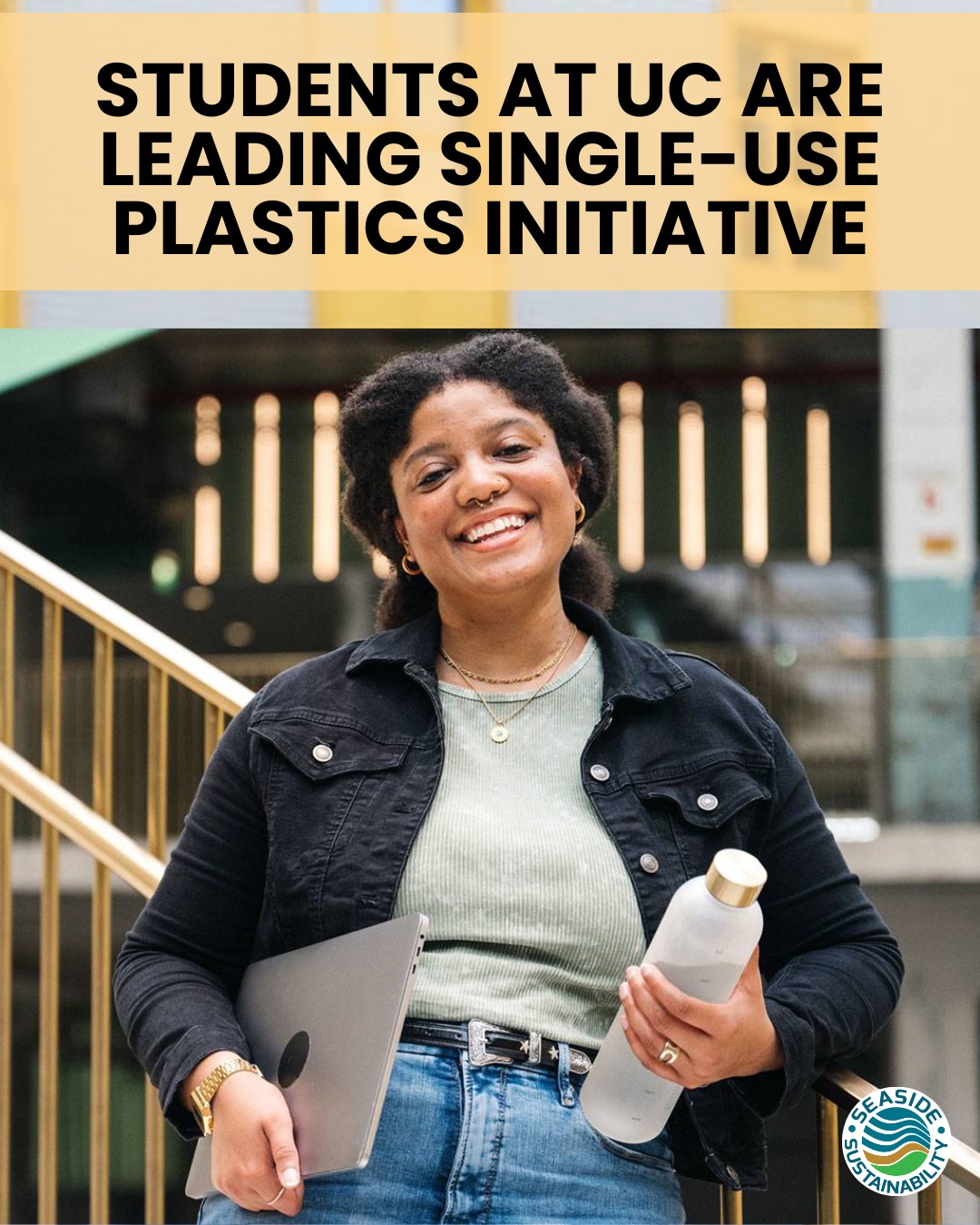 From disposable to sustainable ♻️
UC is rethinking single use items and shifting toward reusable, eco-friendly choices on campus. Small changes add up to a big impact for our future. 🌱
#UCSustainability #ReduceReuseRecycle #EcoFriendly #Seasidesustainability #GreenInitiatives