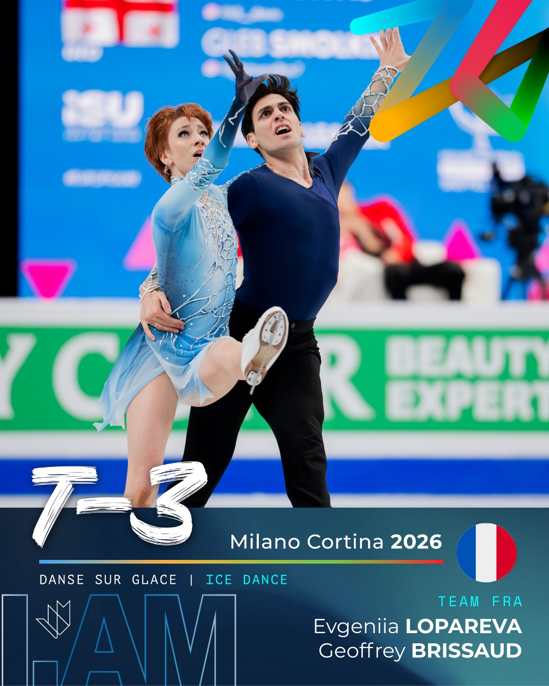 Dans 3 jours, Milan sera le théâtre de moments mémorables en danse sur glace! ❄️
Rencontrez les athlètes I. AM qui seront à #MilanoCortina2026 ✨Evgeniia Lopareva & Geoffrey Brissaud ✨
📍 Représentent: la France 🇫🇷
🤝 Patinent ensemble depuis: 2018
✨Font leurs débuts olympiques
📺 Voyez-les en action à nouveau les 9 et 11 février pour la danse rythmique et pour la danse libre!
//
In three days, Milan will be the scene of memorable moments in ice dancing! ❄️
Introducing I. AM’s #MilanoCortina2026 Olympians ✨Evgeniia Lopareva & Geoffrey Brissaud ✨
📍 Representing: France 🇫🇷
🤝 Teamed up in: 2018
✨Making their Olympic debut
📺 Tune in February 9 & 11 for the rhythm and free dance!
@jenya_jan @geoffrey_brissaud
📸 @danielleearlphotography