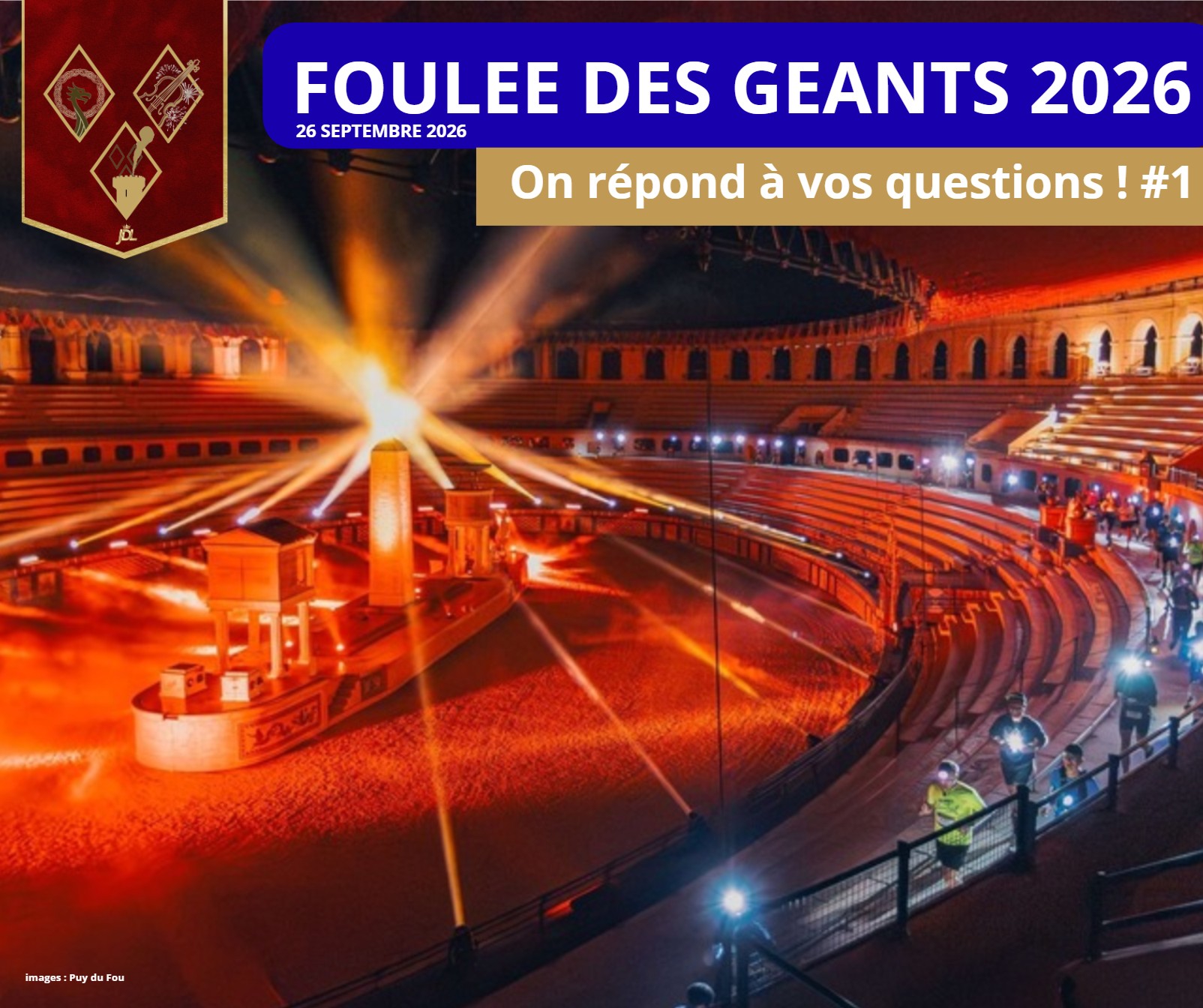 🏃♂️ 𝐋𝐀 𝐅𝐎𝐔𝐋𝐄́𝐄 𝐃𝐄𝐒 𝐆𝐄́𝐀𝐍𝐓𝐒 𝟐𝟎𝟐𝟔 : 𝐋𝐄 𝐆𝐔𝐈𝐃𝐄 𝐄𝐒𝐒𝐄𝐍𝐓𝐈𝐄𝐋 𝐀𝐕𝐀𝐍𝐓 𝐋'𝐈𝐍𝐒𝐂𝐑𝐈𝐏𝐓𝐈𝐎𝐍 ! 🏛️
Les inscriptions arrivent (février/mi-mars) ! Voici l'essentiel à savoir pour ne pas manquer le départ :
✅ ACCOMPAGNATEURS Ajoutez leurs billets directement via votre Espace Coureur pour qu'ils puissent vous encourager dans le Parc dès le début des courses !
✅ DOSSARDS & HÔTELS Si vous dormez en Cité Nocturne, retirez votre pack complet (dossard + billets) directement à l'accueil de votre hôtel. (ID + carte de retrait obligatoires).
✅ SANTÉ (Le grand changement !) Le certificat médical est remplacé par le PPS (Parcours Prévention Santé). 👉 À faire sur pps.athle.fr dès maintenant (validité de 1 an moyennant 5 euros).
✅ ÂGE & ÉQUIPEMENT
10 km : +16 ans
20 km : +18 ans
LAMPE FRONTALE OBLIGATOIRE pour tous ! 🔦
🔔 NE MANQUEZ PAS LA SUITE ! La partie 2 arrive la semaine prochaine avec des conseils exclusifs.
👉 Abonnez-vous au @JardinDesLegendes pour ne rien rater de la saison 2026 ! 🛡️✨
#PuyDuFou #FouleeDesGeants #Trail #Running #CourseNocturne #Vendee #LeJardinDesLegendes