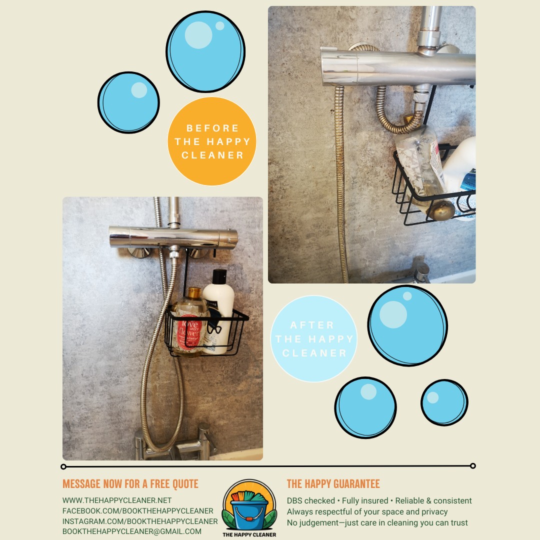 Bathroom glow-ups has to be my all time favourite 🛁✨
A clean space is a happy place. I'm ready to help you with your bathroom (and every other room!). Get in contact now for a friendly chat & a free quote 🔆🧹
#BathroomClean #BeforeAndAfter #TheHappyCleaner #HayleSurroundings #DeepClean #ProfessionalCleaning #CornwallLocal
#BathroomCleaning
#BathroomDeepClean
#SparklingBathroom