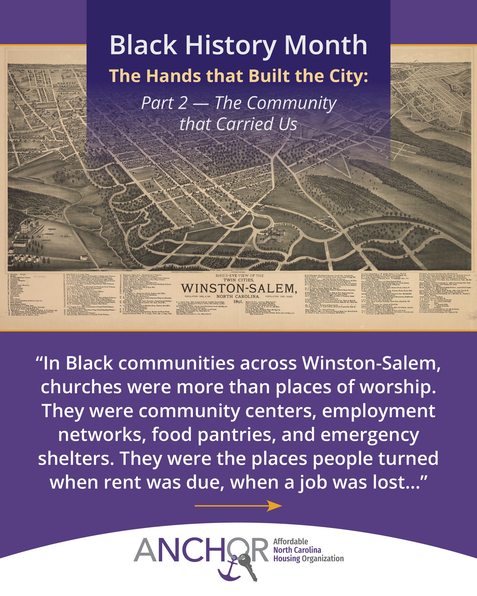Winston-Salem was built by the hands of working people, and it was sustained by the strength of its Black community. Our job now is to honor that legacy by building systems that are fairer, stronger, and more inclusive than the ones that came before.
Read more: anchornc.org/blackhis2
#BlackHistoryMonth #BlackHistoryMonth2026
#WinstonSalem #winstonsalemnc
#AffordableHousing #HousingFirst