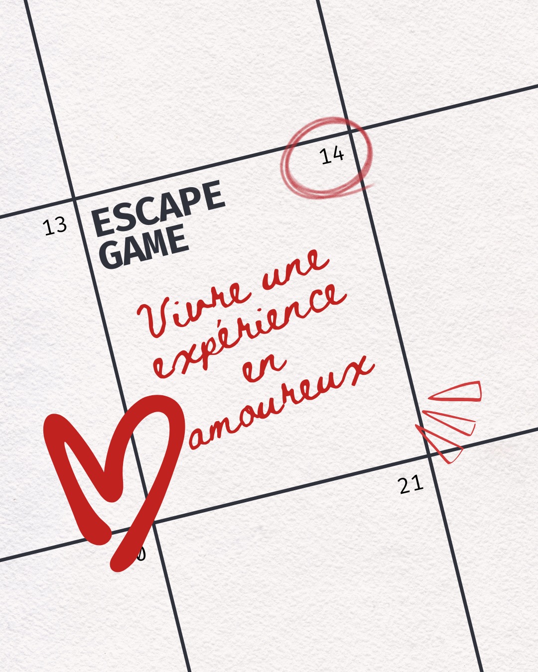 💘 Pour la Saint-Valentin, on prévoit autre chose qu'un dîner?
Cette année, changez de scénario :
🔒 Une vraie expérience à vivre
⏱️ 45 minutes
🧠 Des énigmes à résoudre ensemble
Dans l’ancienne prison de Pont-l’Évêque, vous devrez coopérer, communiquer… et tenter de délivrer votre partenaire
📅 14 & 15 février - journée et soirée
📍 Ancienne prison de Pont-l’Évêque
⚠️ Places limitées
Infos via l’événement Facebook : https://fb.me/e/7reJPBoFz
Réservations :
📩 resa.groupe.goplay@gmail.com
📞06 27 59 39 57
10€/pers. paiement sur place (pas de CB)
Privatisation possible d'une séance complète (99 euros)
@terre.dauge.tourisme @pontleveque14 @les_dominicaines