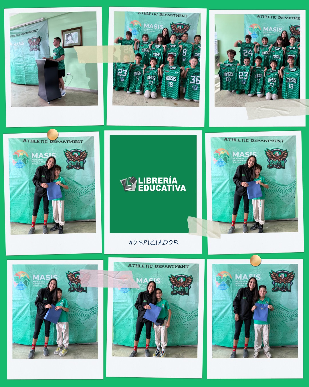 💚 ¡Nuestros Mini Griffins están listos para la cancha! 🏀💚
Con mucha emoción hicimos entrega oficial de los uniformes del equipo mini de baloncesto MASIS 🟢⚪. Estos hermosos uniformes fueron auspiciados por Librería Educativa, a quienes agradecemos profundamente por apoyar el deporte y a nuestros estudiantes atletas desde temprana edad 🙌📚.
En MASIS creemos en formar estudiantes íntegros, fomentando valores como el trabajo en equipo, la disciplina y el orgullo escolar desde pequeños 💪💚. ¡Mucho éxito a nuestros Mini Griffins esta temporada! Más fotos en Facebook.
📍 PR #2 KM 142.6 INT Bo. Caracol
Añasco, Puerto Rico 00610
📞 787-826-8822
🌐 https://www.masispr.org/
#TheGreenMachine #MASISGriffins #Griffins #MiniGriffins #BaloncestoMASIS #OrgulloVerde #DeporteEscolar #GraciasLibreriaEducativa 💚🟢